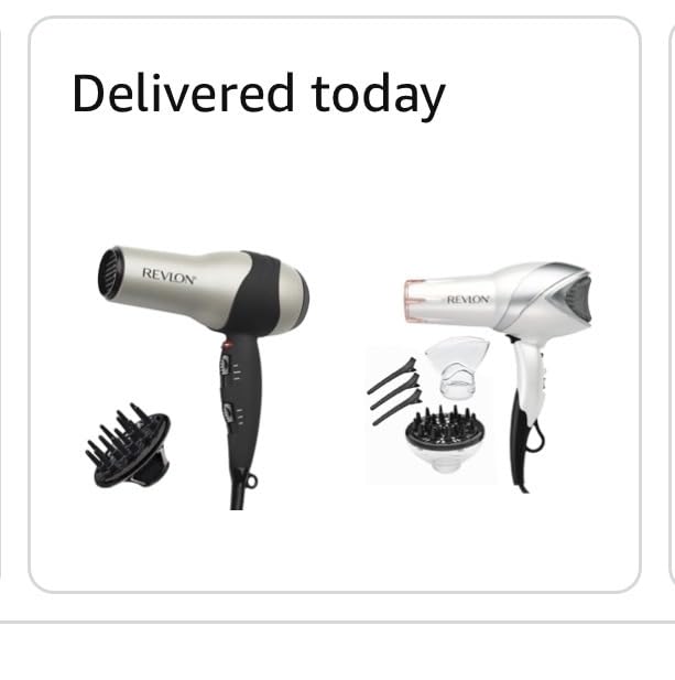Revlon Turbo Hair Dryer, 1875W Maximum Shine, Fast Dry (Silver) customer photo 1