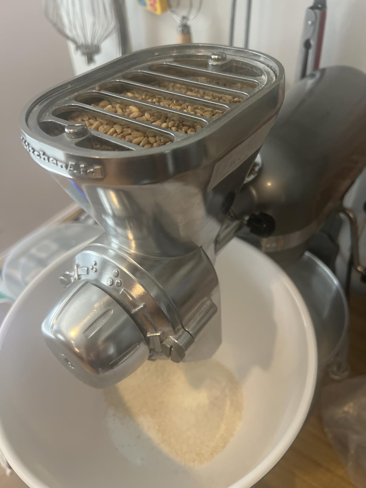 KitchenAid KGM All Metal Grain Mill Attachment for Stand Mixer customer photo 2