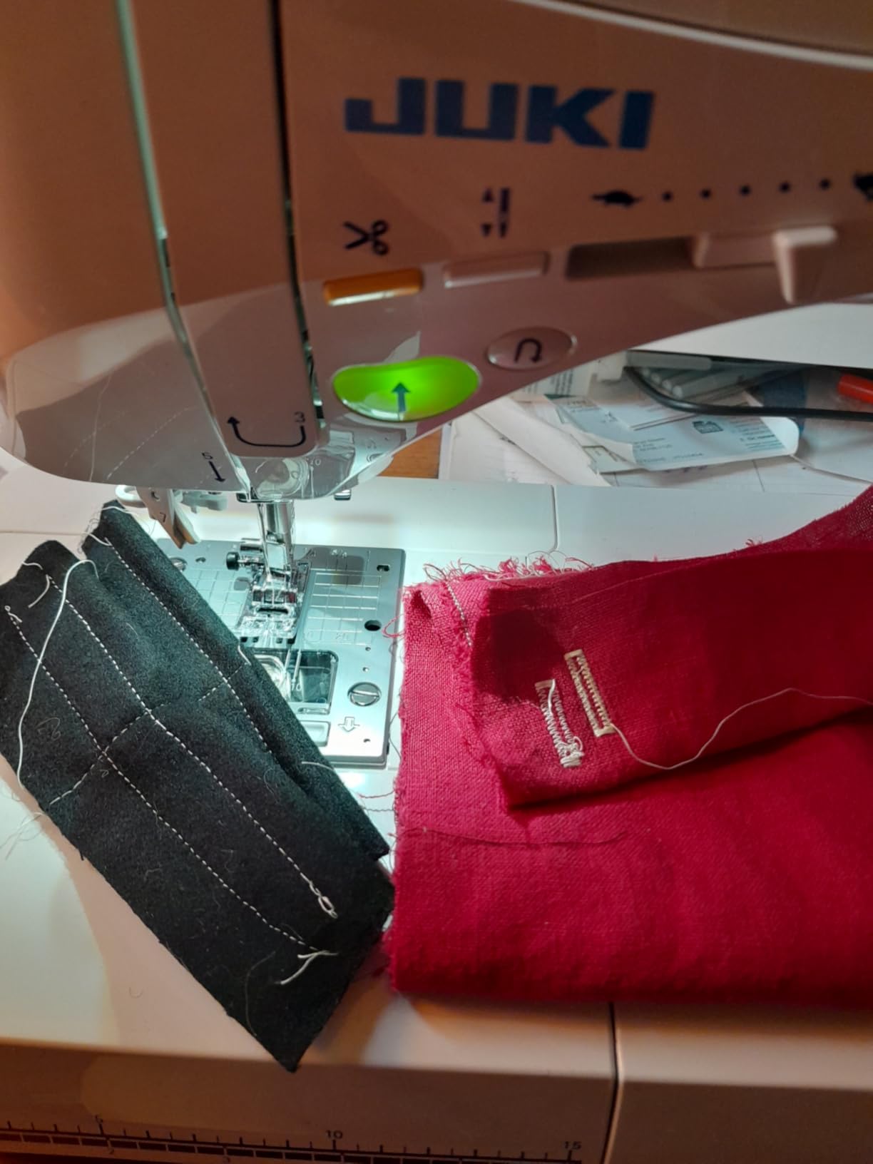 HZL-F300 Sewing and Quilting Machine, White customer photo 1