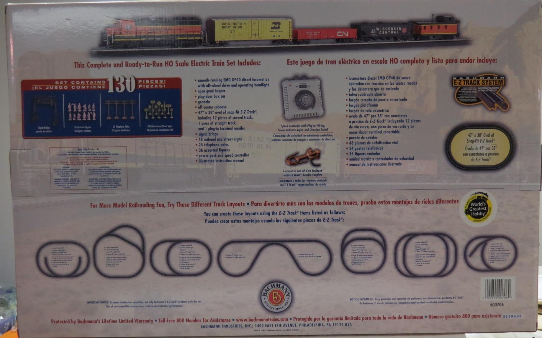 Bachmann Trains - Rail Chief Ready To Run 130 Piece Electric Train Set - HO Scale customer photo 1