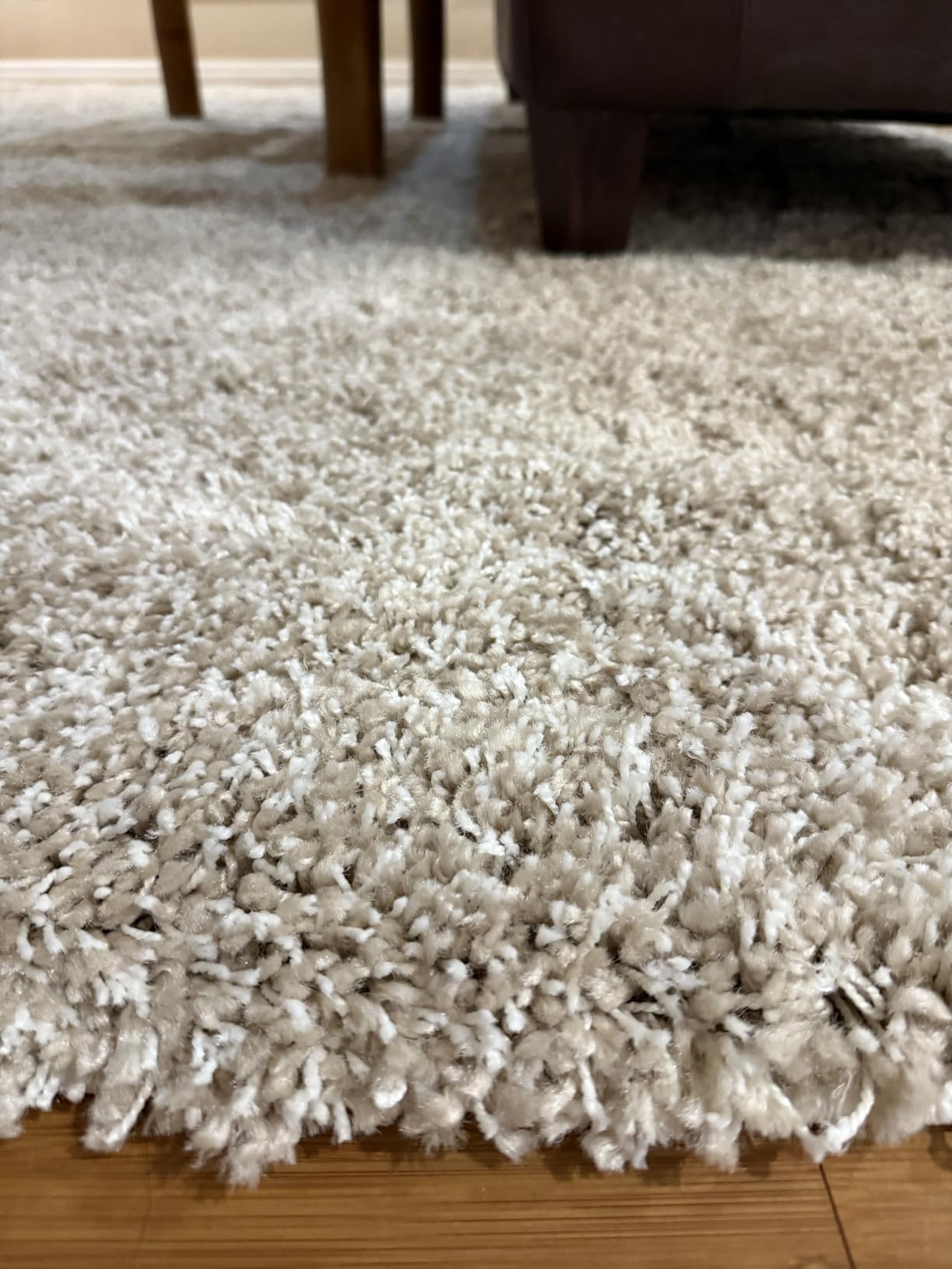 SAFAVIEH Area Rug 8x10 - California Shag Collection - Large - Beige, Non-Shedding & Easy to Clean, Ultra Plush Thick Pile, Ideal for Living Room, Bedroom, Dining Space (SG151-1313) customer photo 2