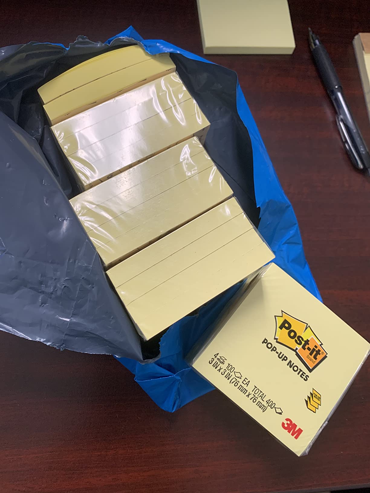 Post-it Notes, 3 in x 3 in, 18 Sticky Notes Pads, 100 Sheets per Pad, The Iconic Canary Yellow Note, School Supplies and Office Products customer photo 2