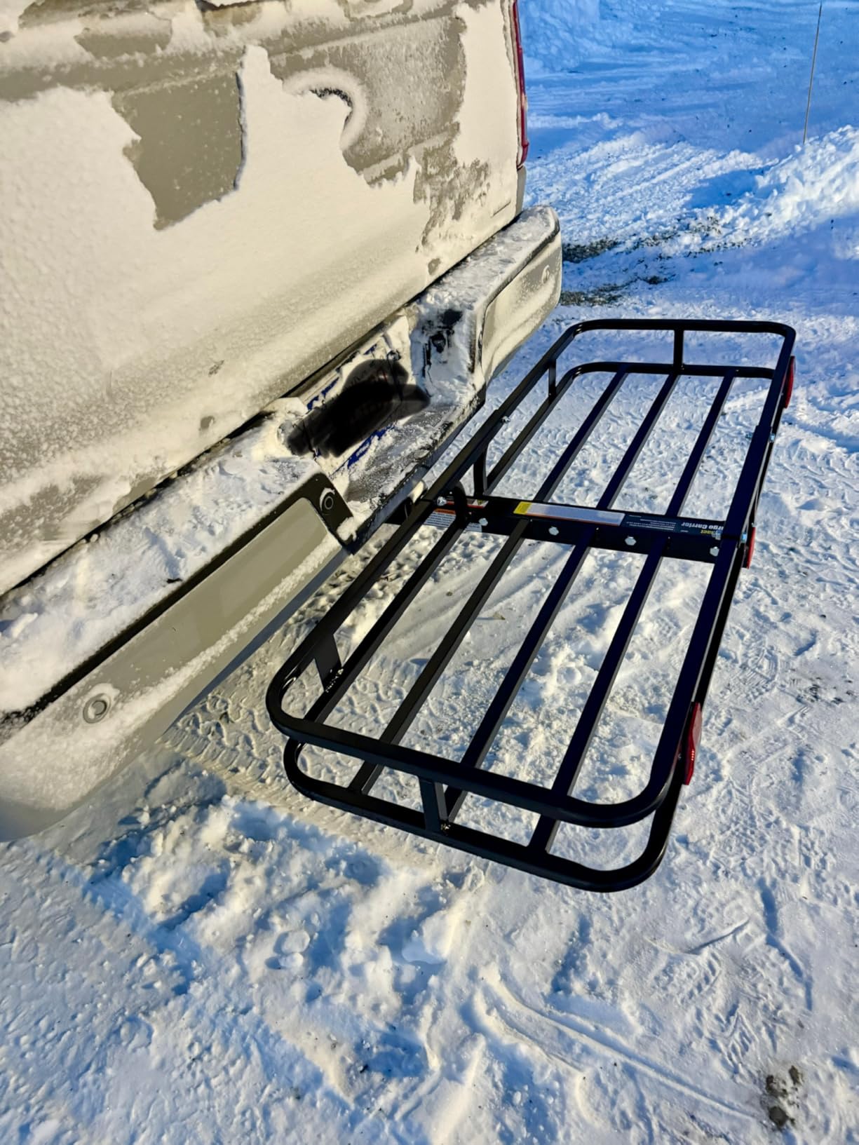 MaxxHaul 70107 Steel Hitch Cargo Carrier with High Side Rails customer photo 2