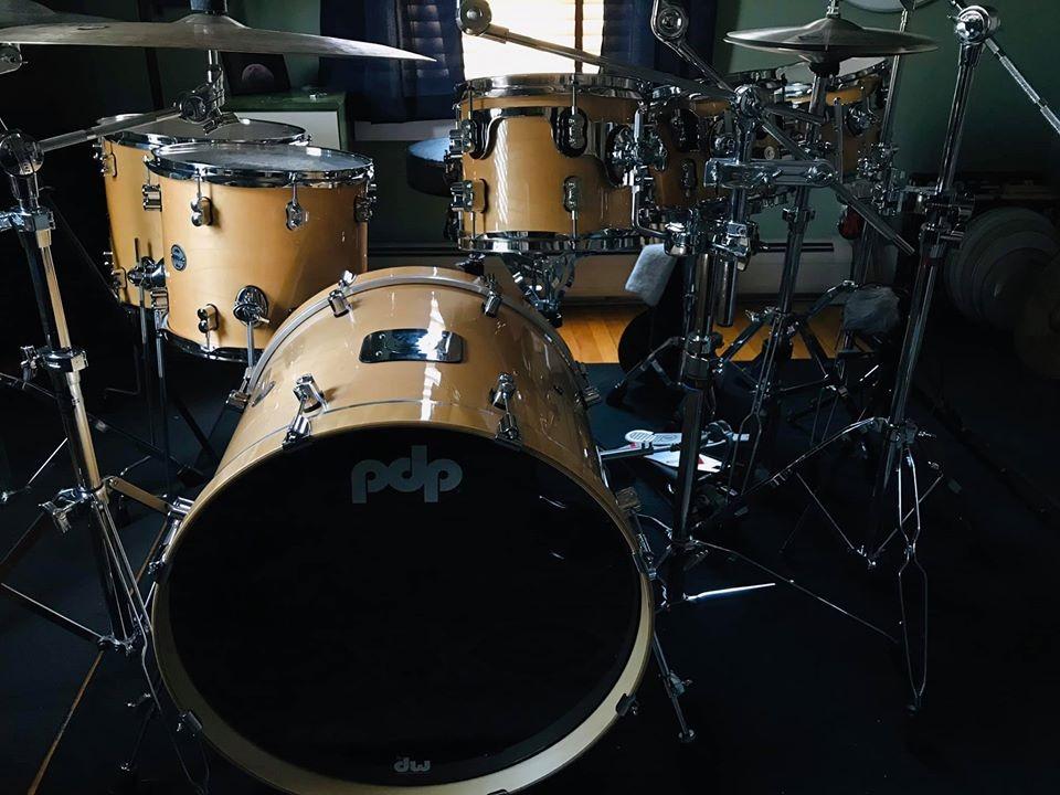 PDP By DW 5-Piece Concept Maple Shell Pack with Chrome Hardware Red to Black Fade customer photo 1