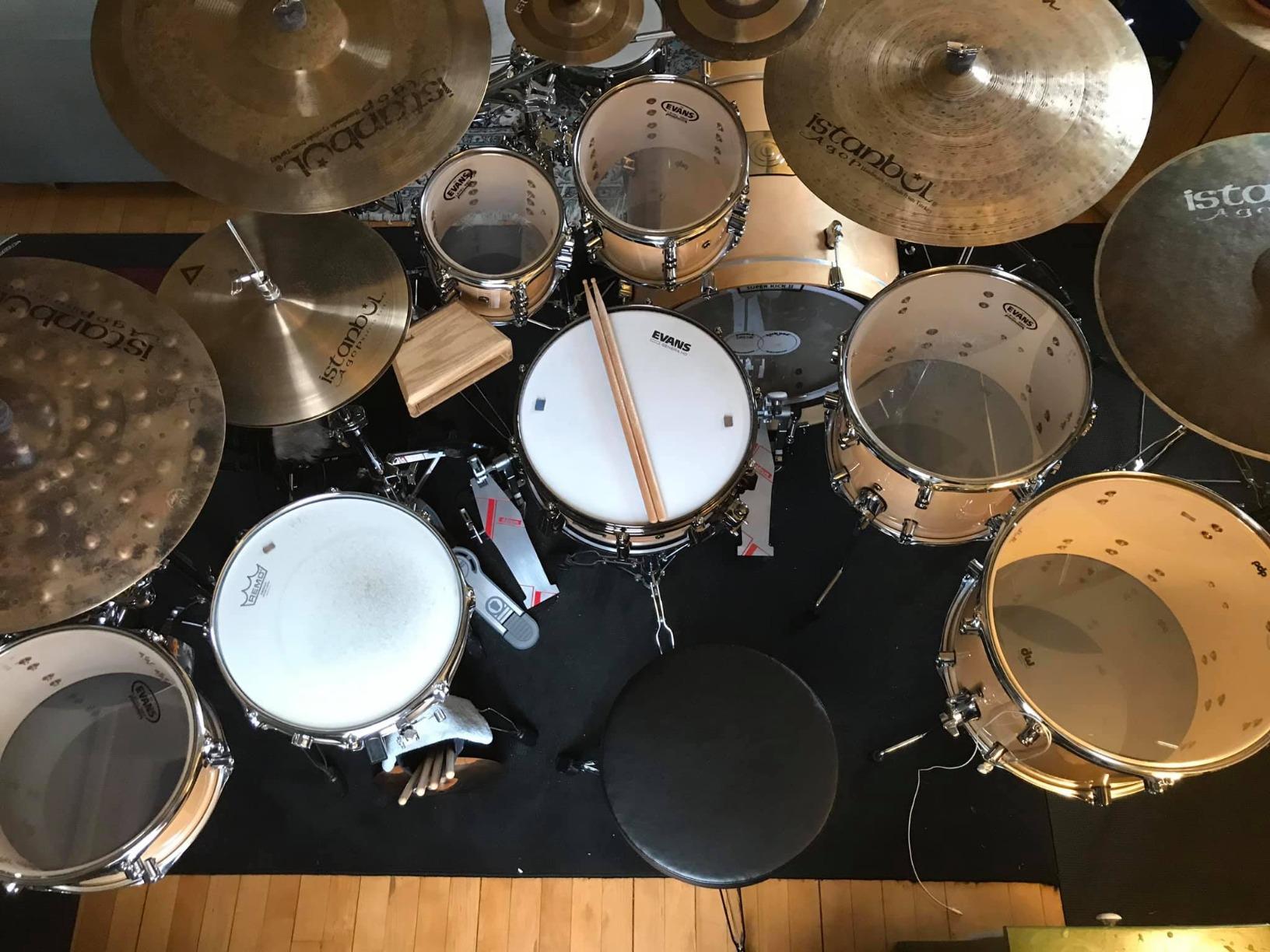 PDP By DW 5-Piece Concept Maple Shell Pack with Chrome Hardware Red to Black Fade customer photo 2