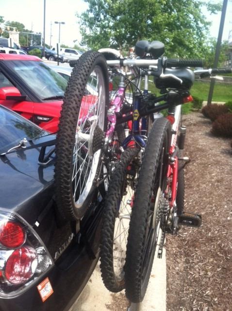 Allen Sports Premier 2-Bike Trunk Rack, Model S102, Black customer photo 1