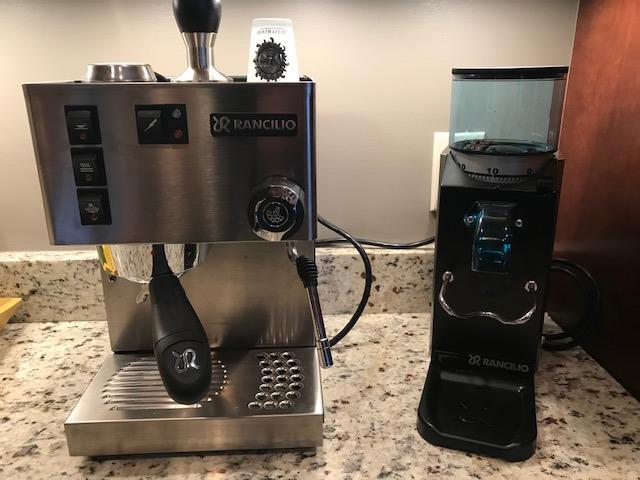 Rancilio Silvia Espresso Machine, Stainless Steel customer photo 1