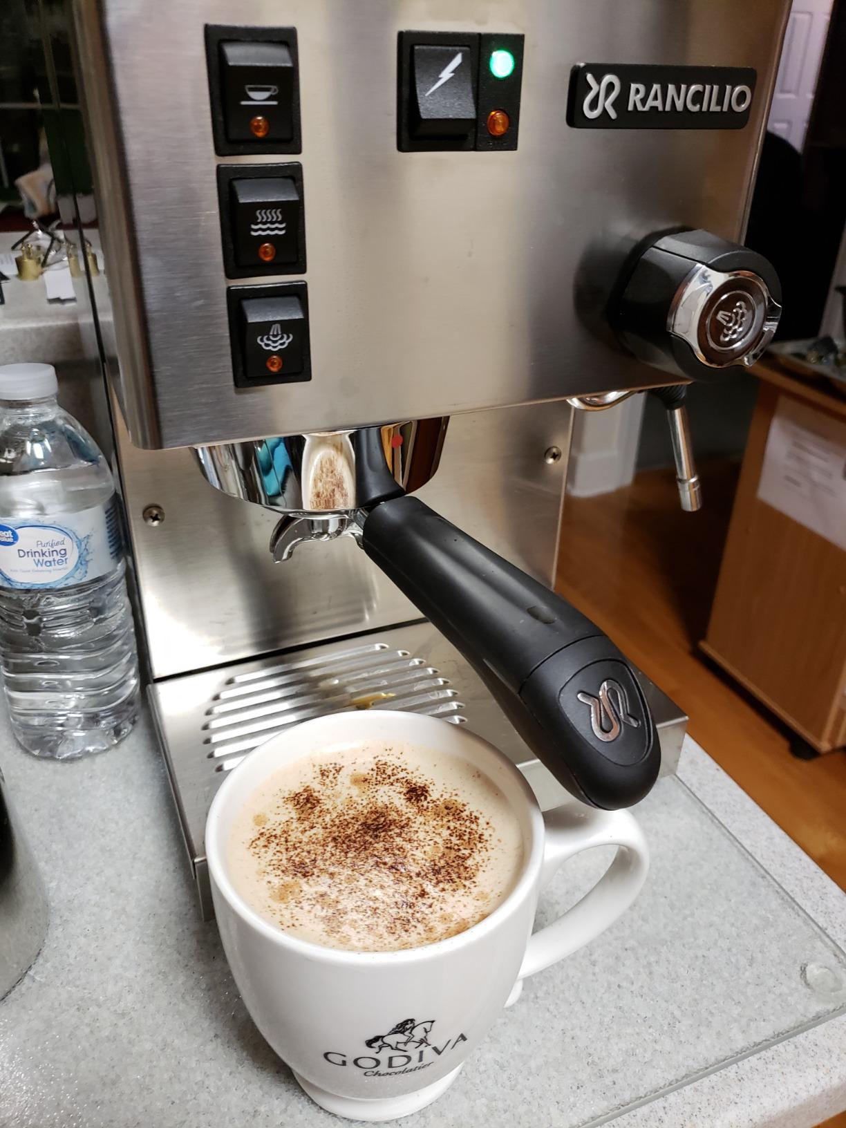 Rancilio Silvia Espresso Machine, Stainless Steel customer photo 2