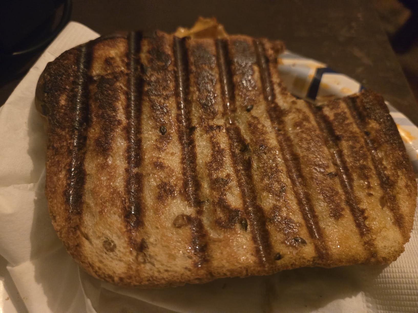 George Foreman 4-Serving Removable Plate Electric Grill and Panini Press, George Tough Non-Stick Coating, Drip Tray Catches Grease, Black customer photo 2