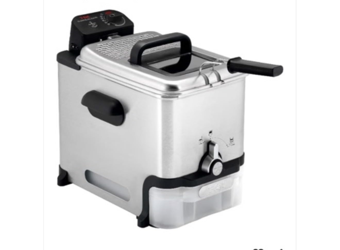 T-fal 3.5L Stainless Steel Deep Fryer with Basket for Home Use, 1700W, Deep Fryer with Oil Filtration, Temp Control, Digital Timer customer photo 1