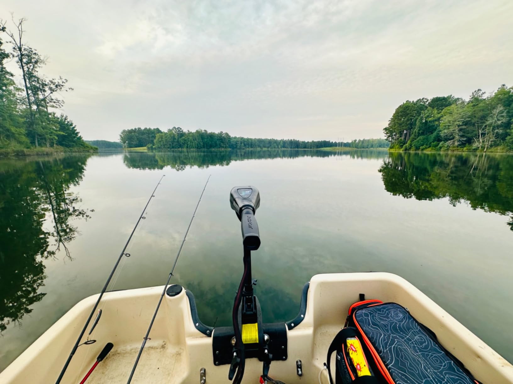 Newport NV-Series Thrust Saltwater Transom Mounted Trolling Electric Trolling Motor w/LED Battery Indicator customer photo 1