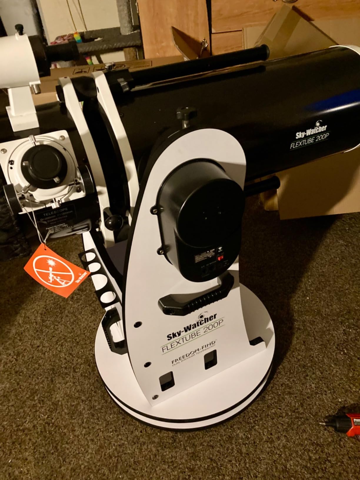 Sky-Watcher S11800 GoTo Collapsible Dobsonian 8-Inch - Computerized Flextube Dobsonian customer photo 1
