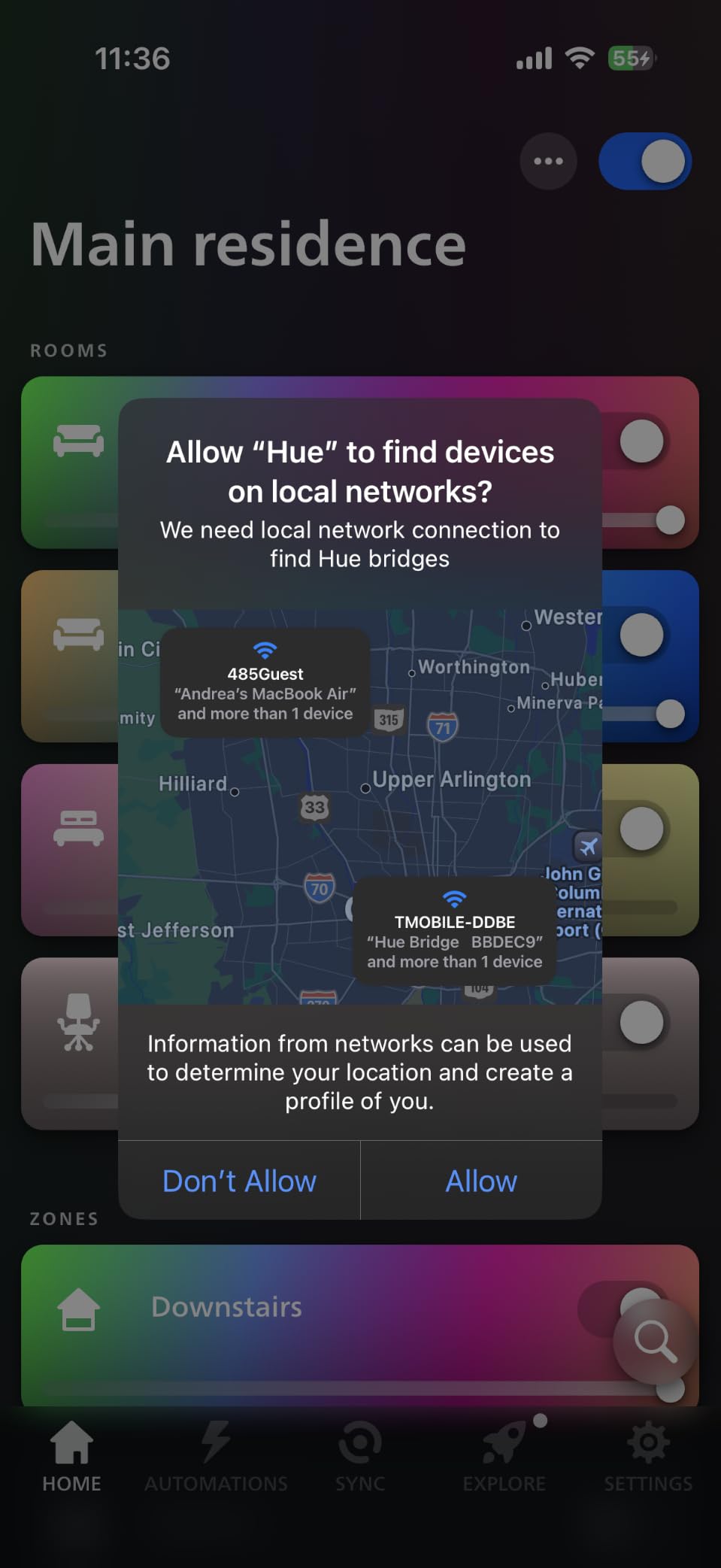 Philips Hue Bridge, Unlock the Full Potential of Hue Bridge System, Multi-Room and Out-of-Home Control, Create Automations and Zones, Smart Lighting Hub, Works with Voice and Matter-Compatible customer photo 2