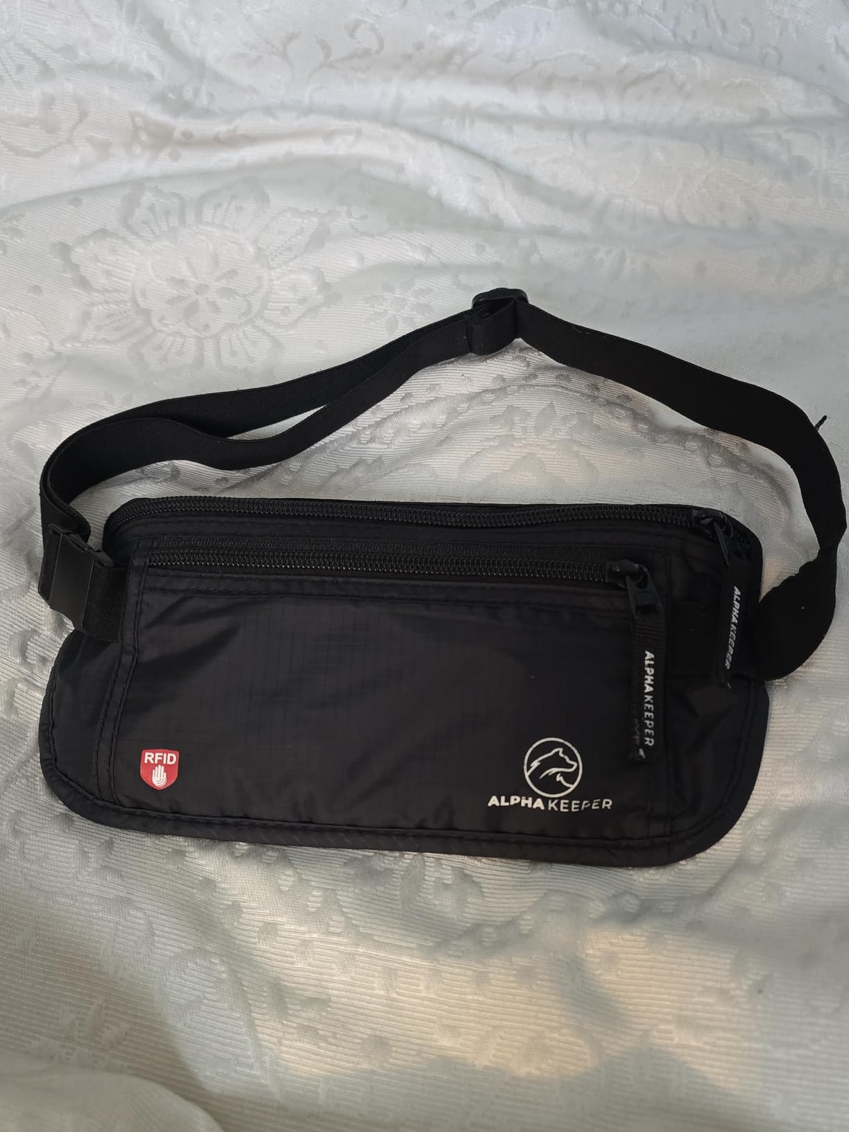 Alpha Keeper Money Belt for Travel Hidden Under Clothes - RFID Blocking Passport Holder & Slim Waist Wallet Pouch for Women & Men, Anti-Theft Travel Accessories customer photo 1