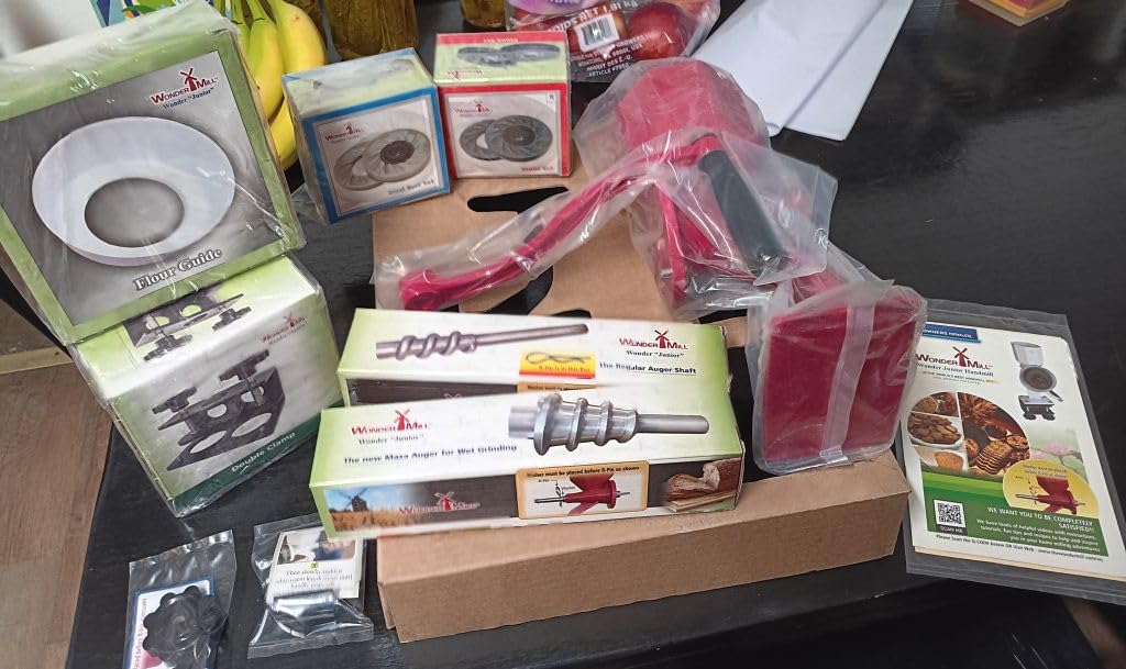 WonderMill Junior Deluxe Manual Grain Mill with Stone and Stainless Steel Burrs customer photo 1