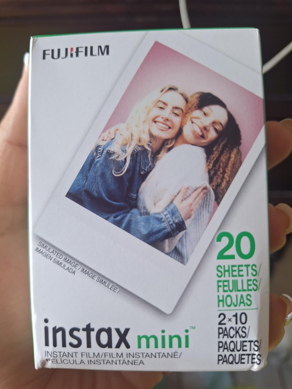Fujifilm Instax Mini Instant Film, 10 Sheets x 5 Packs (Total 50 Shoots) customer photo 2