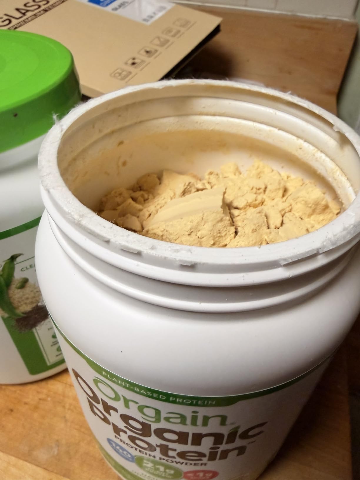 Orgain Organic Unflavored Vegan Protein Powder, Natural Unsweetened - 21g of Plant Based Protein, Non Dairy, Gluten Free, No Sugar Added, Soy Free, Non-GMO, 1.59 lb (Packaging May Vary) customer photo 2