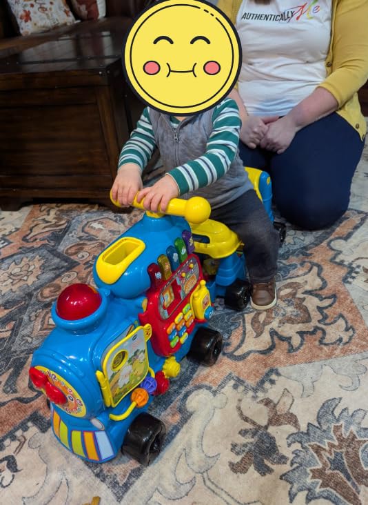 VTech Sit-to-Stand Ultimate Alphabet Train, Blue customer photo 1