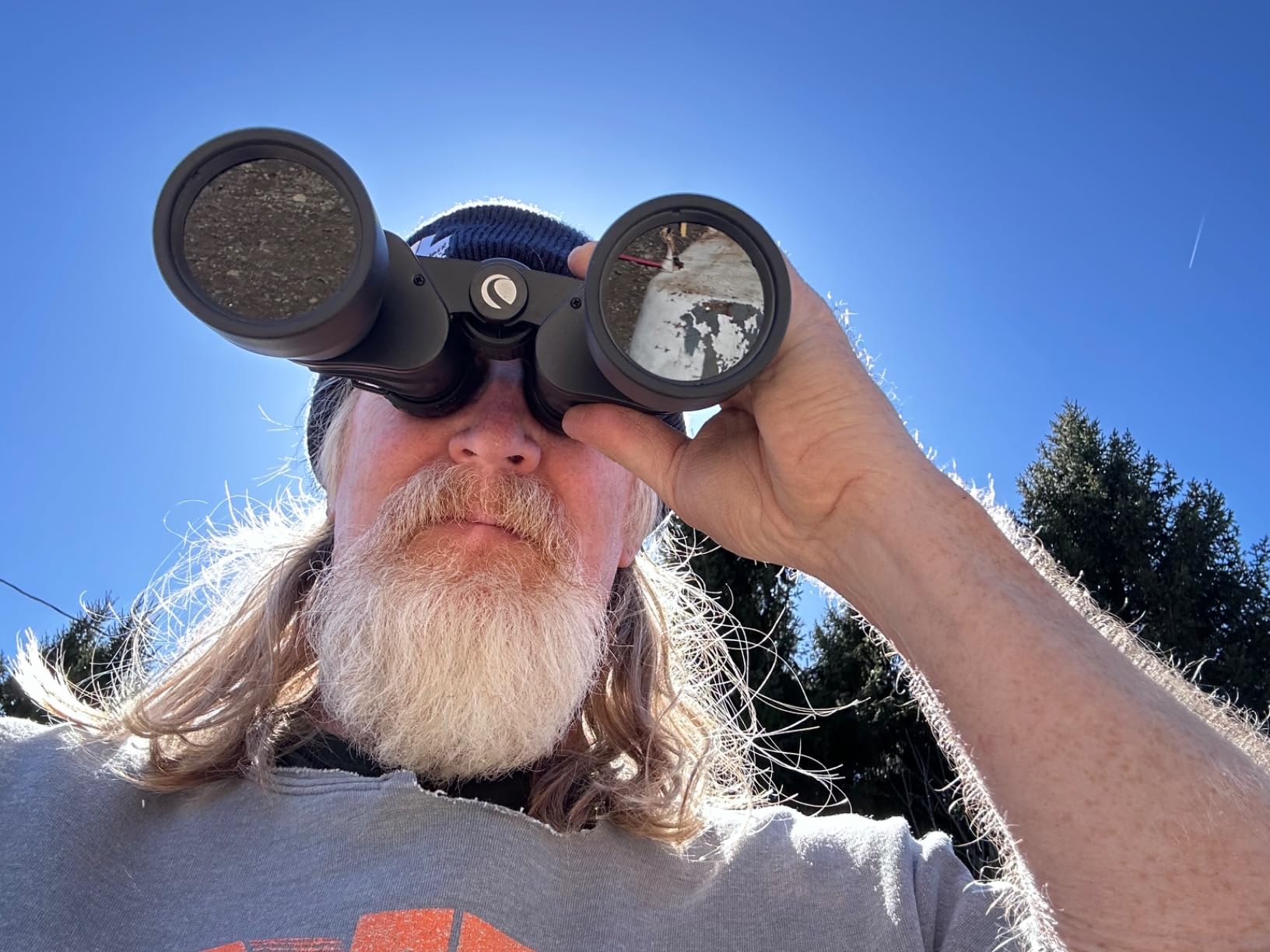 Celestron - EclipSmart Safe Solar Eclipse Binoculars - Compact 10x25MM Solar Binoculars - Exclusive Solar Binocular - Crystal Clear Views of the Sun, Solar Eclipses, Transits & Sunspots customer photo 1