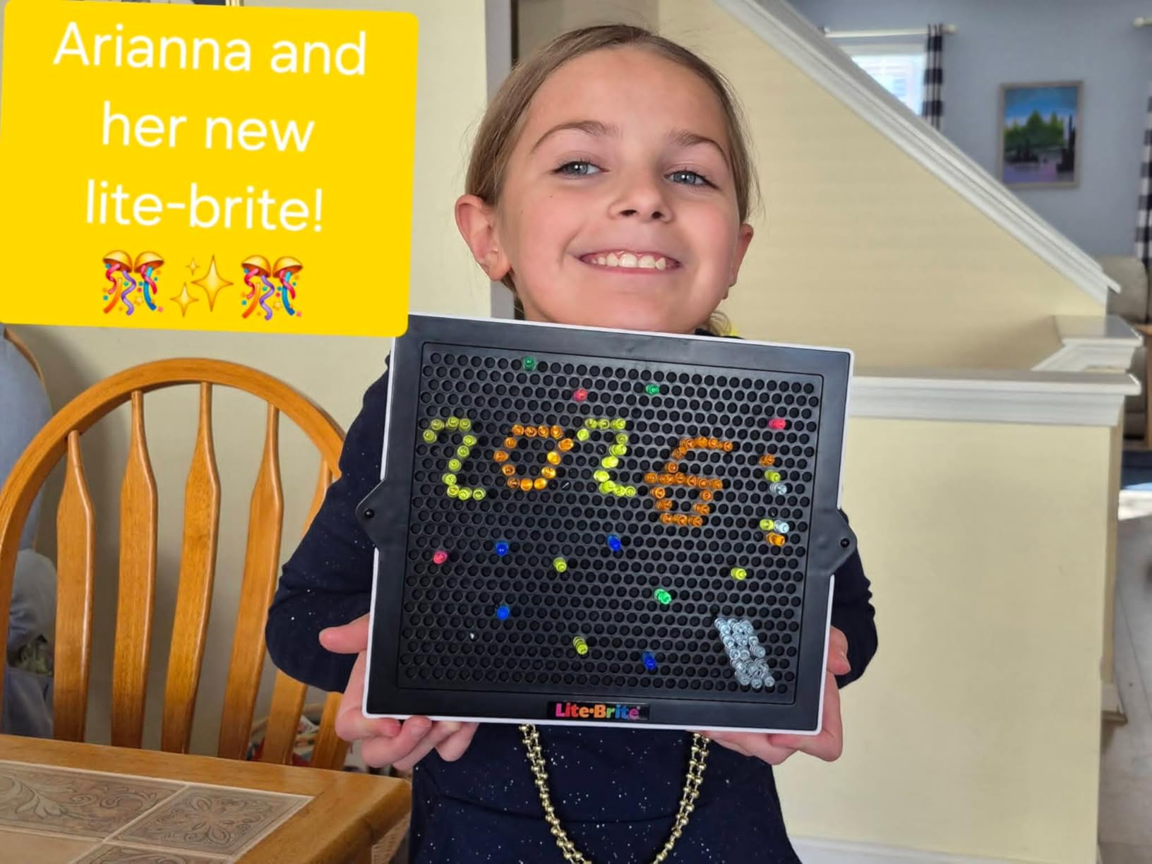 Lite Brite Classic, Favorite Retro Toy - Create Art with Light, STEM, Educational Learning customer photo 2