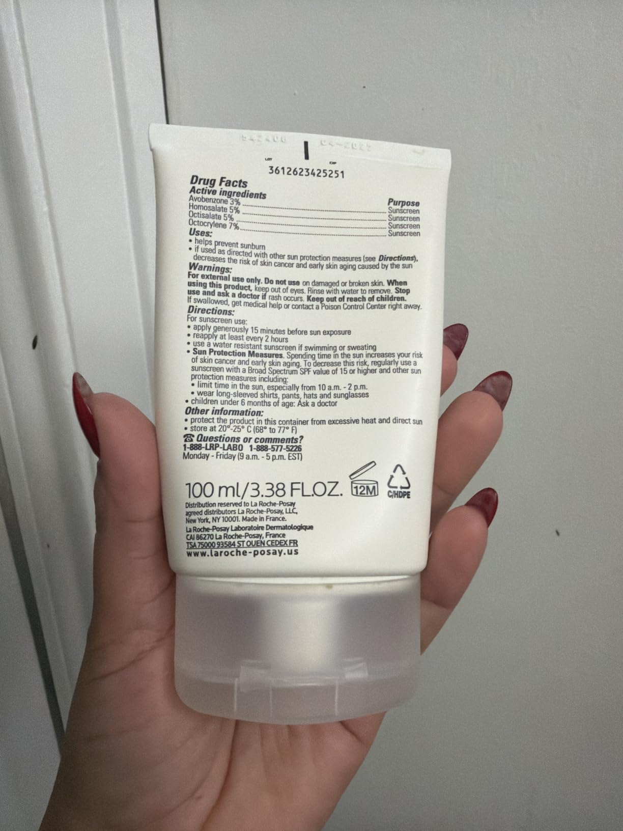 La Roche-Posay Toleriane Double Repair UV SPF Moisturizer for Face, Daily Facial Moisturizer with Sunscreen SPF 30, Niacinamide and Glycerin, Oil Free customer photo 2