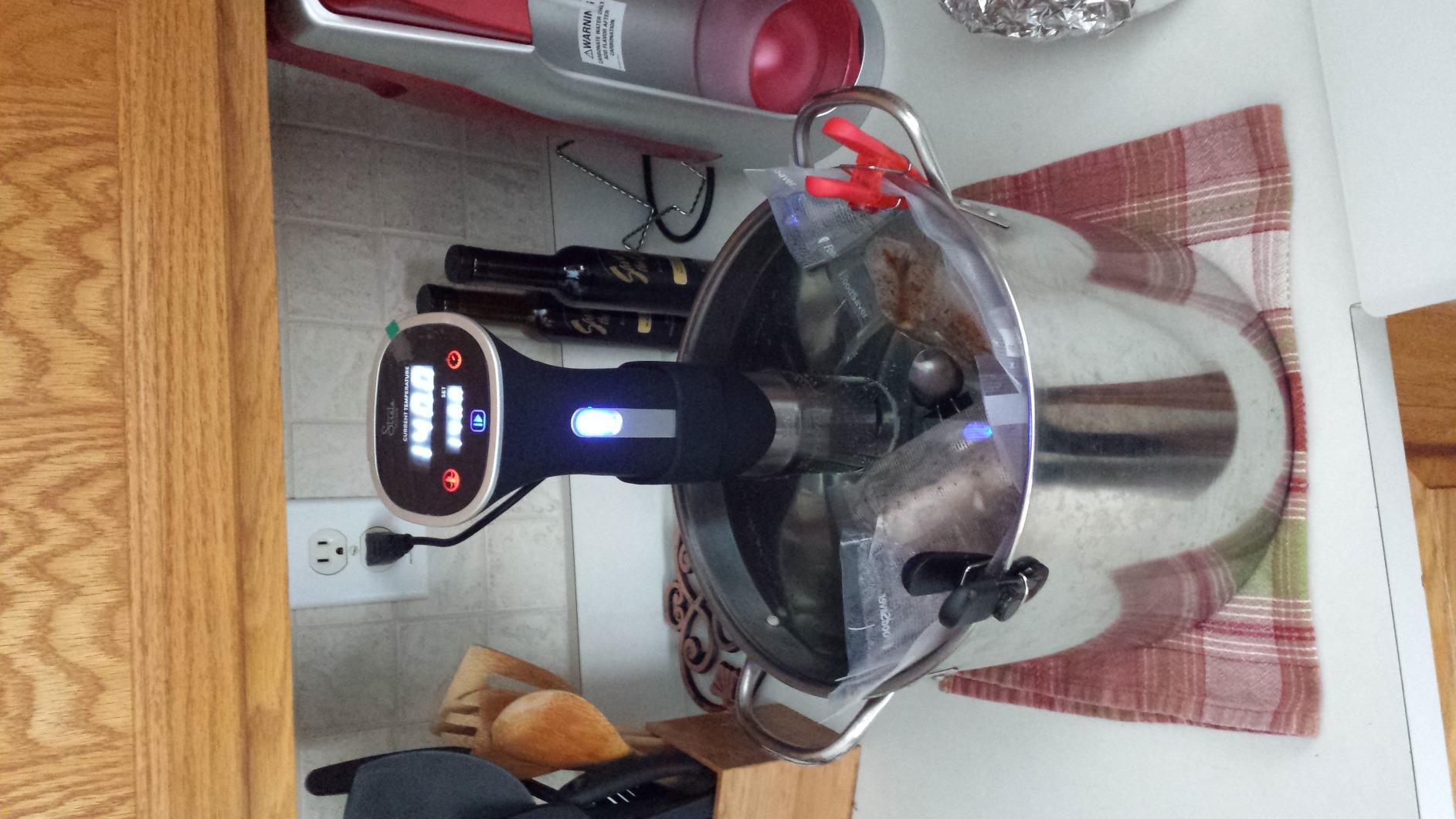 Monoprice Sous Vide Immersion Cooker 800W - With Adjustable Clamp And Digital LED Touch Screen, Strata Home Collection customer photo 1