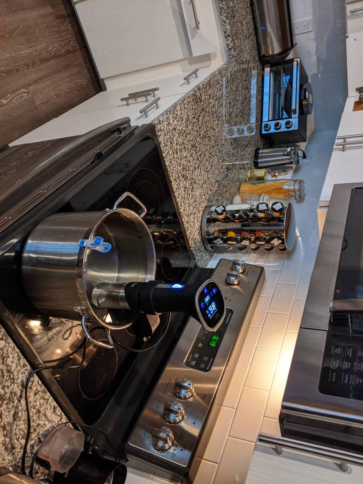Monoprice Sous Vide Immersion Cooker 800W - With Adjustable Clamp And Digital LED Touch Screen, Strata Home Collection customer photo 2