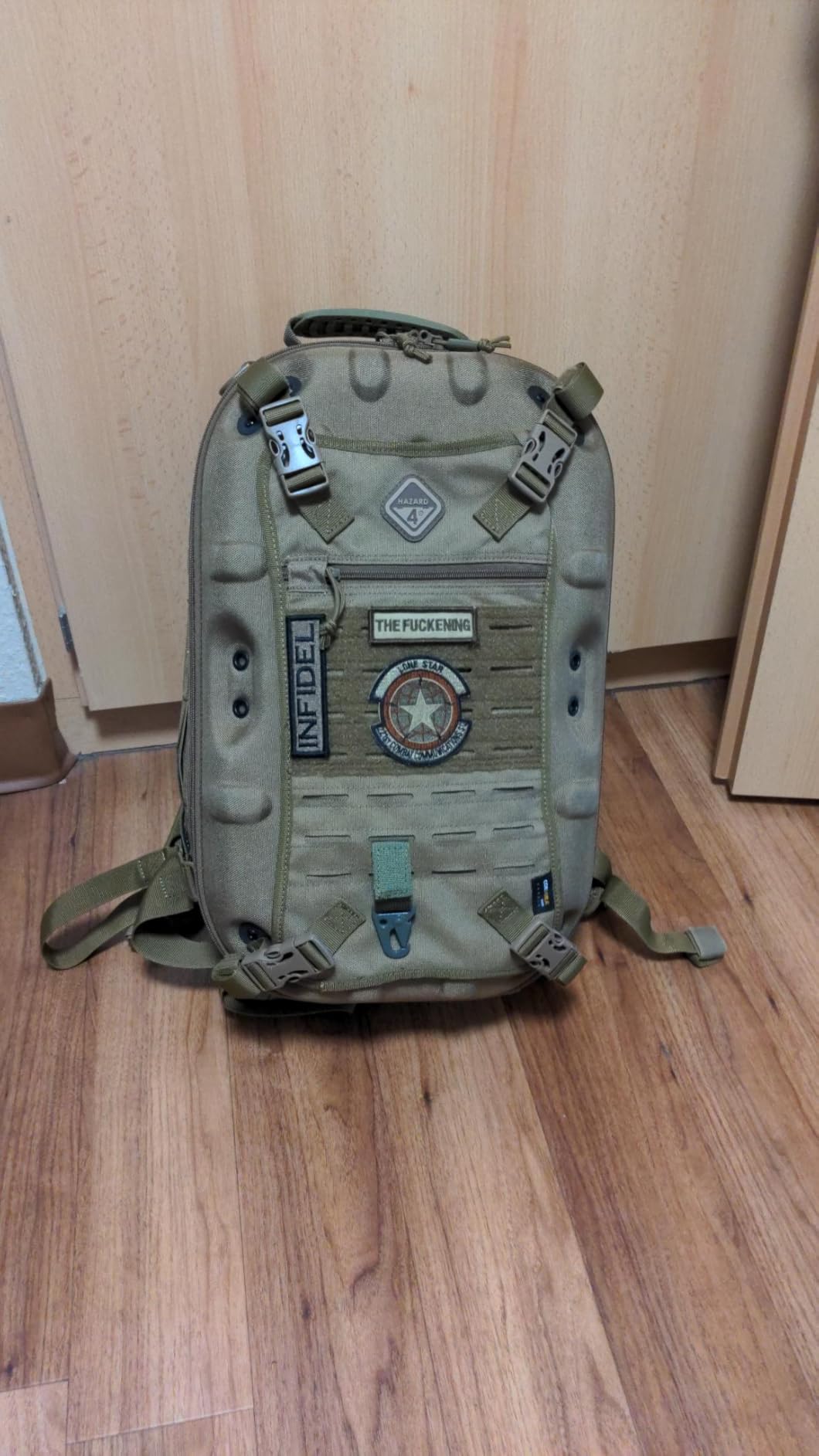 HAZARD 4 Pillbox Tactical Backpack - Heavy Duty Military Survival Pack for Men and Women - EDC Rucksack for Laptop, Motorcycle, Outdoor, Bug Out, Gym, Range, Travel, and Camping - 29.5 Liter, Black customer photo 1