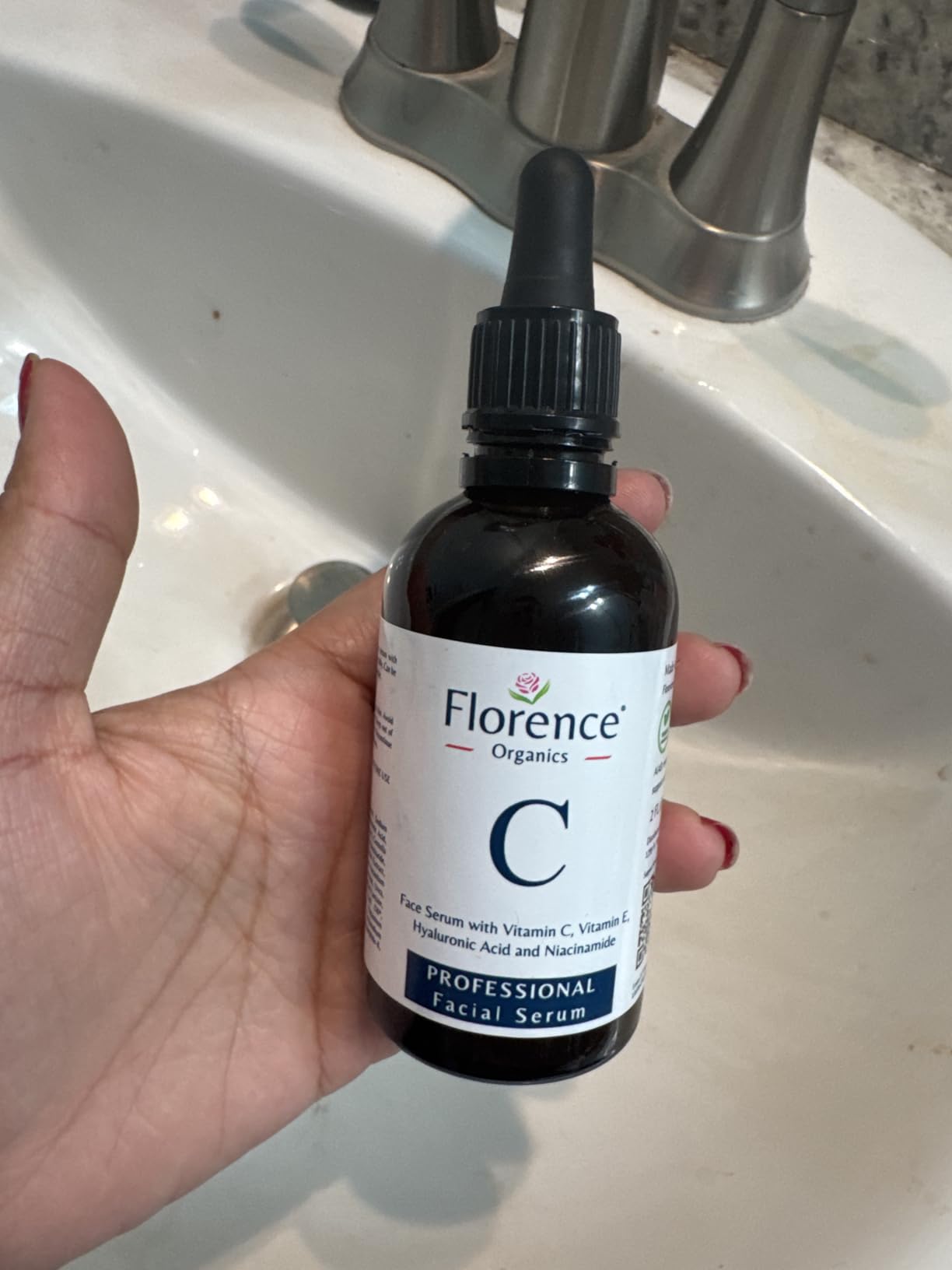 Vitamin C Serum For Face - Anti Aging Face Serum with Vitamin C, Hyaluronic Acid, Vitamin E. Brightening Formula. Improve Appearance of Dark Spots, Tone, Fine Lines & Wrinkles, Glowing Skin 2 Fl Oz customer photo 1