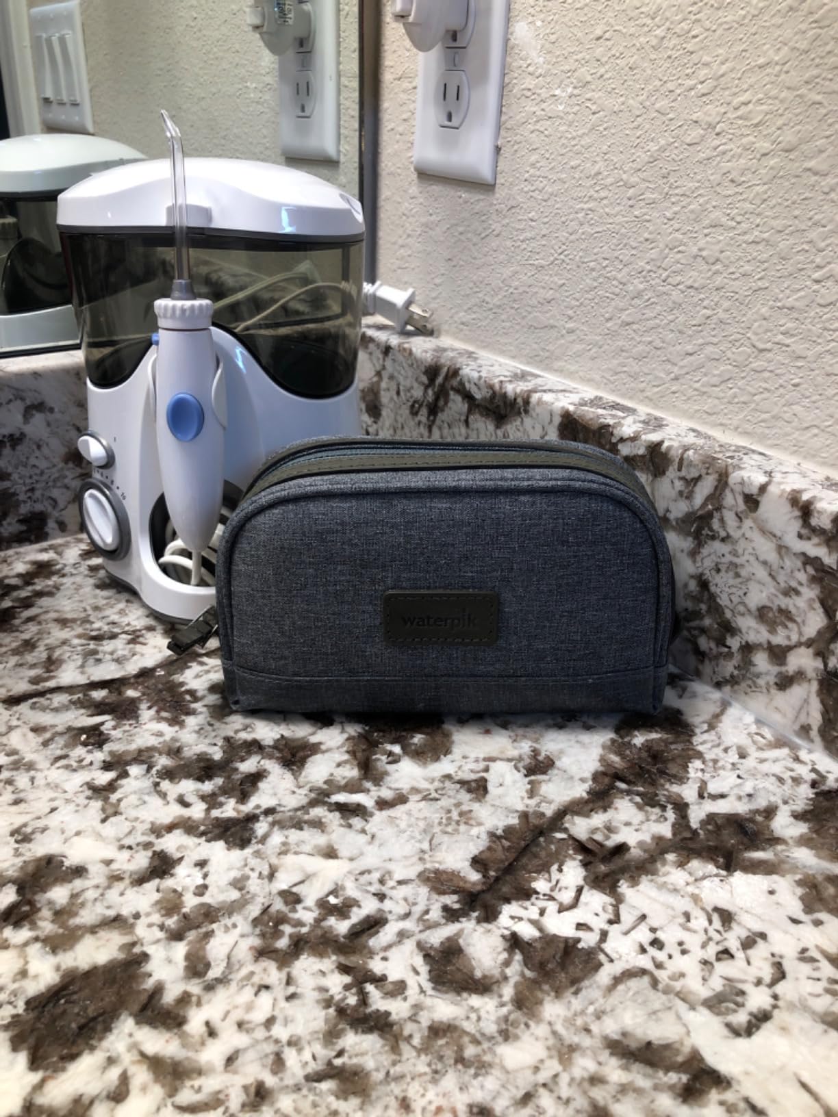 Waterpik Sidekick Portable Water Flosser, Perfect for Travel & Home, ADA Accepted, White/Chrome WF-04 customer photo 2