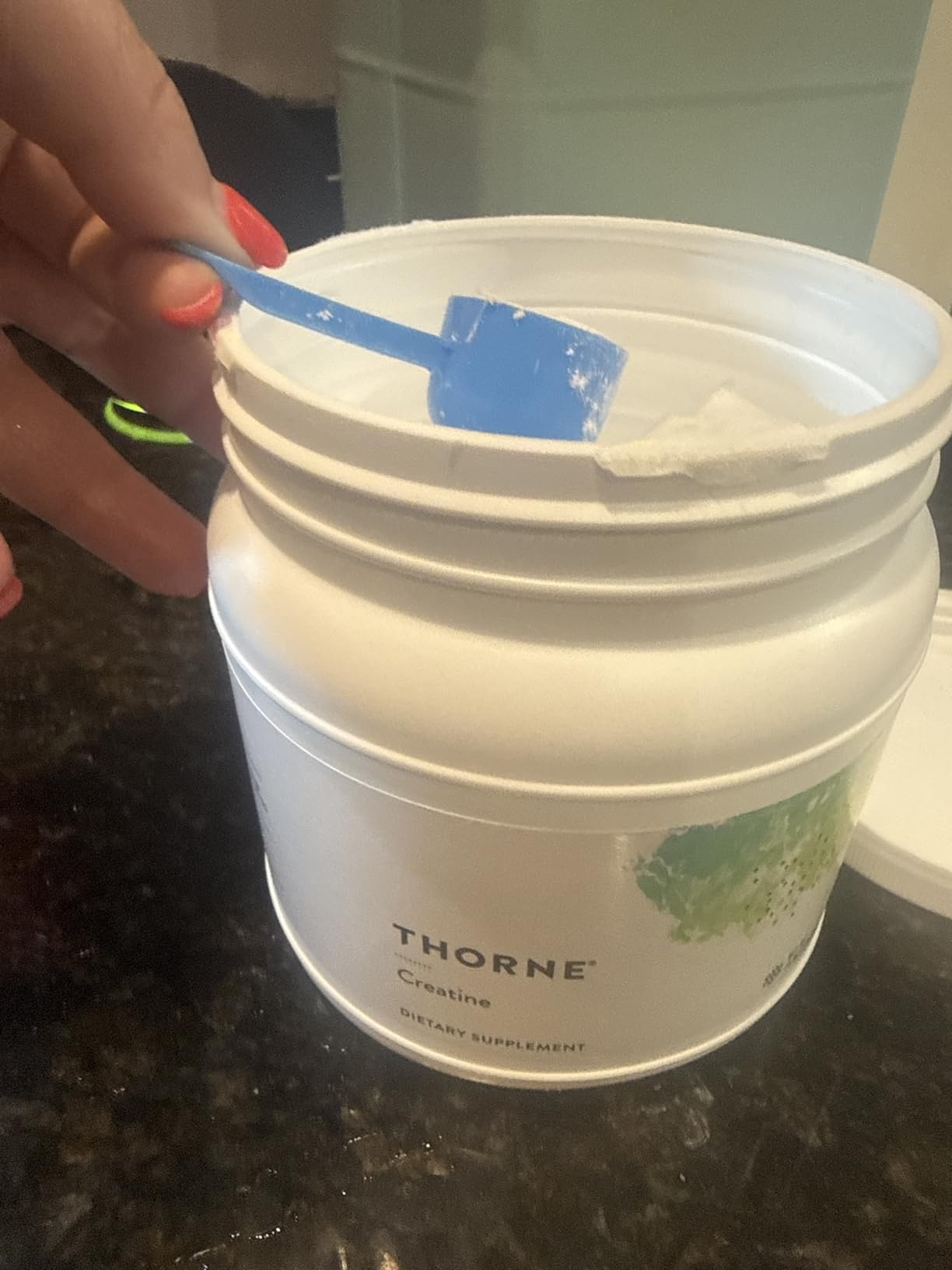THORNE Creatine - Micronized Creatine Monohydrate Powder - Support for Muscles & Cognitive Function* - for Women & Men - Unflavored - NSF Certified for Sport - 5 g per Serving - 90 Servings customer photo 1
