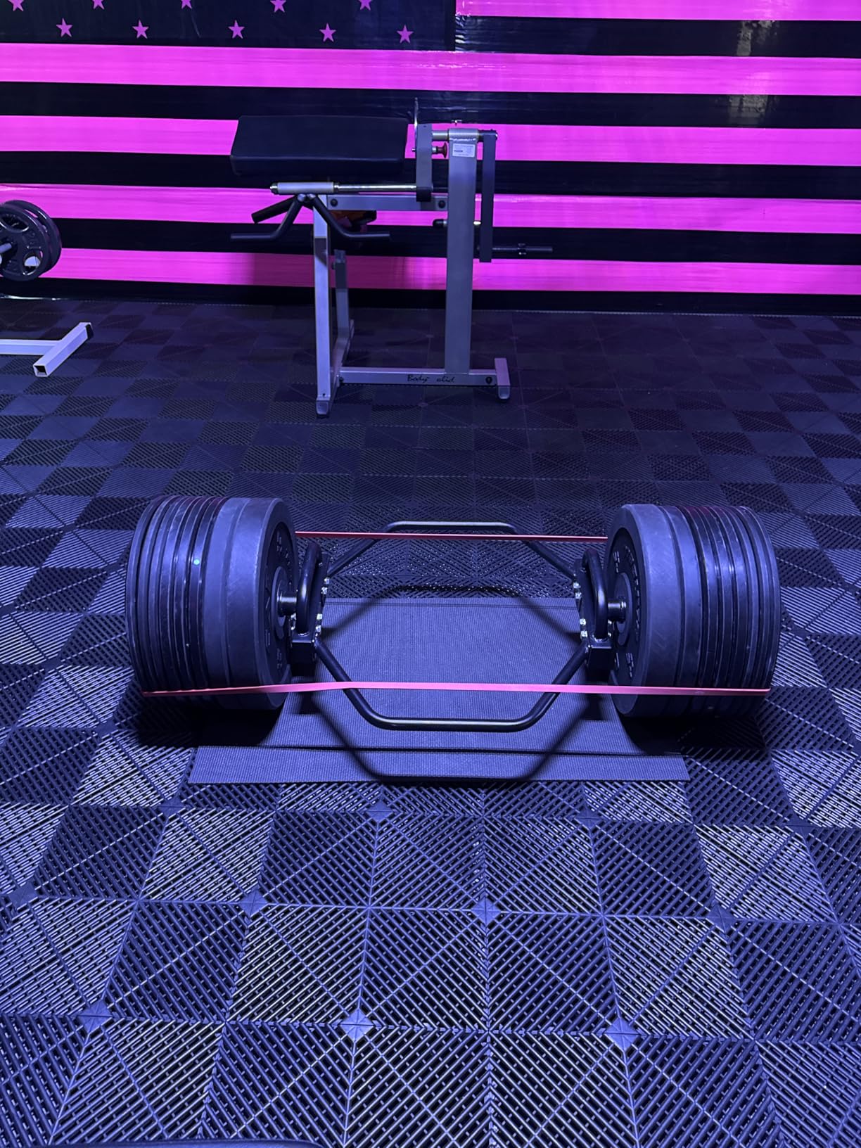 Synergee 20kg and 25kg Chrome or Black Olympic Hex Barbell Trap Bar with Rotating, Flat or Raised Handles for Squats, Deadlifts, Shrugs. customer photo 1
