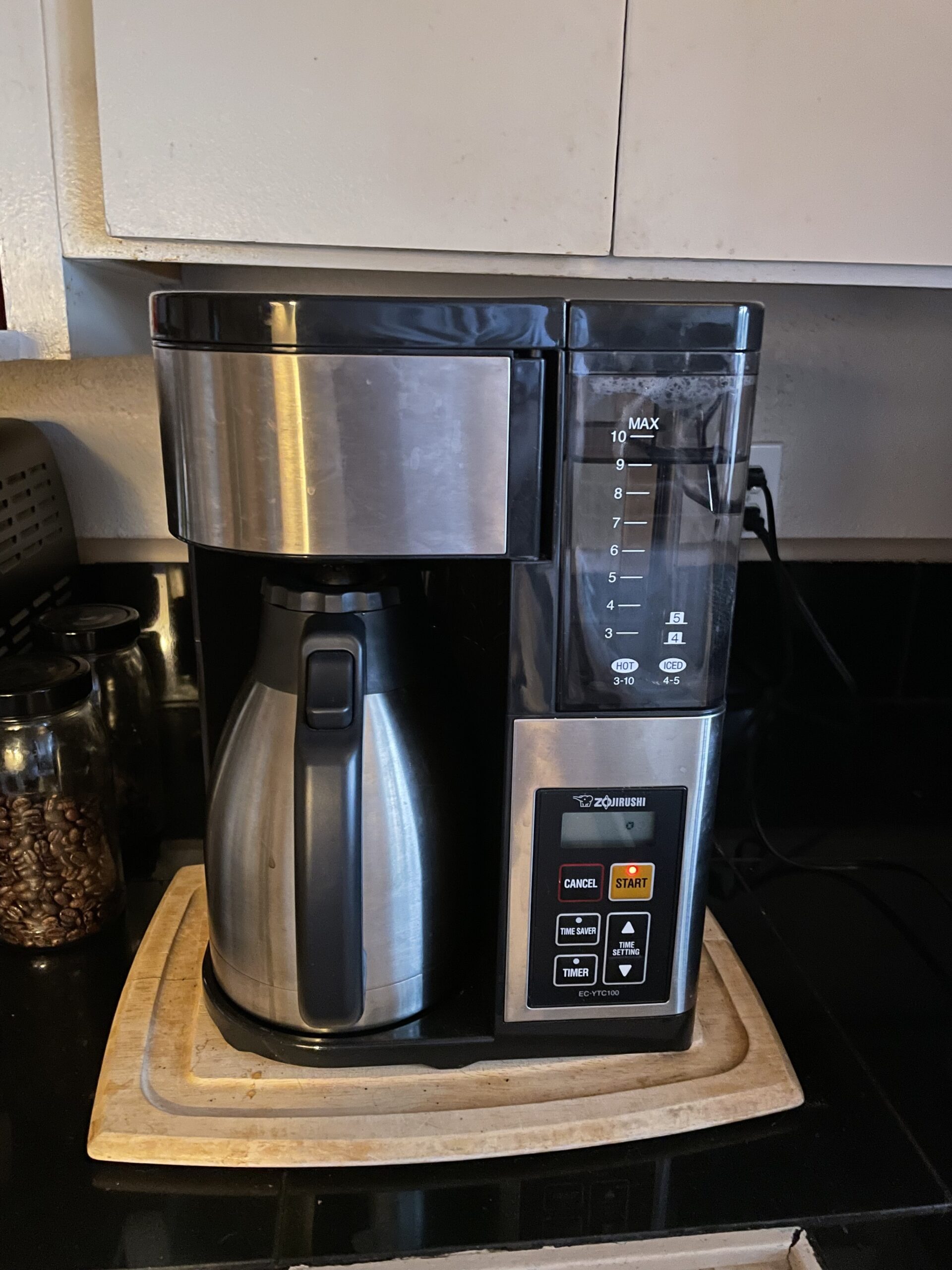 Zojirushi EC-YTC100XB 10-Cup Coffee Maker, Stainless Steel/Black customer photo 2