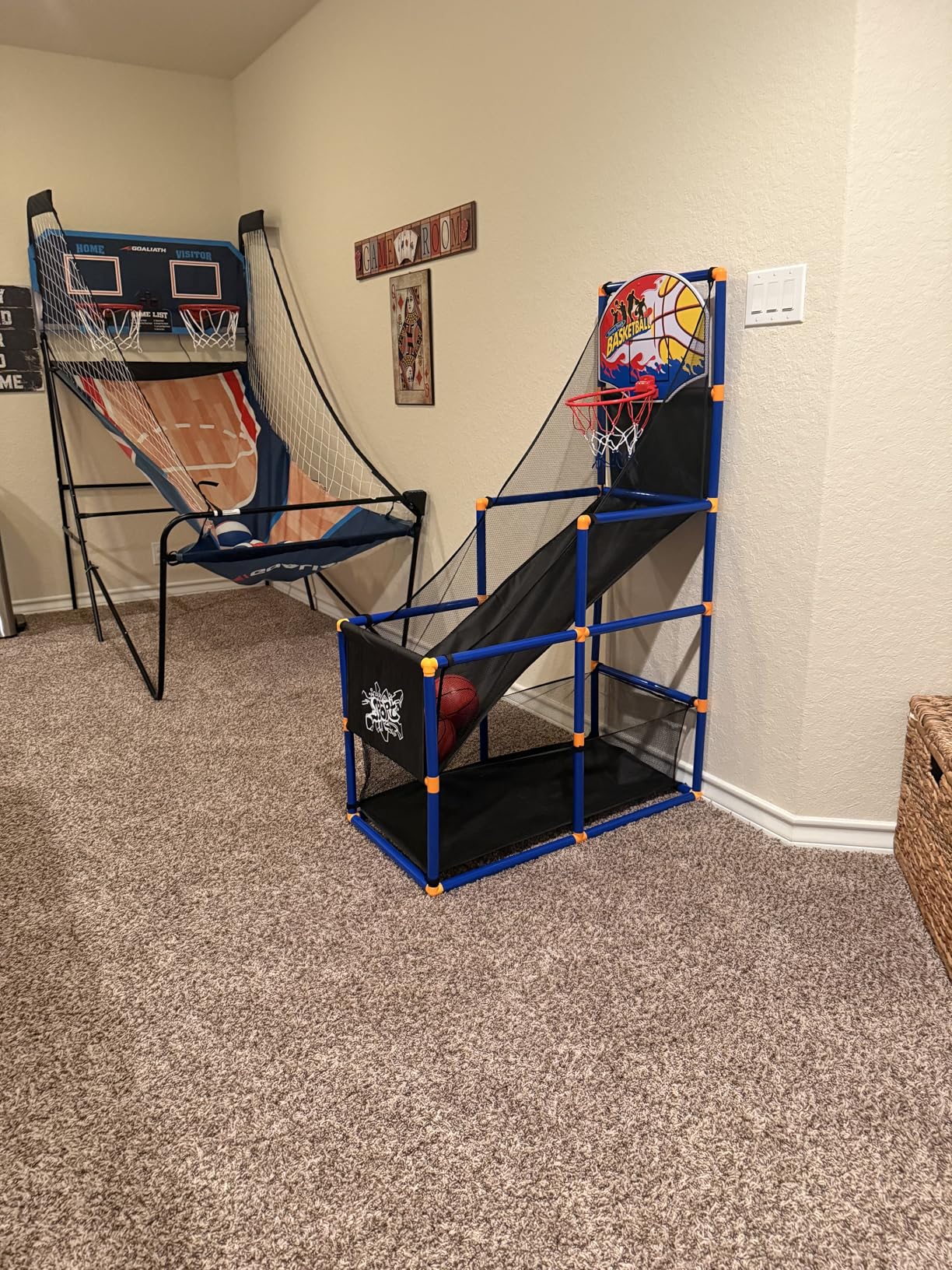 Kiddie Play Arcade Basketball Game Set for Kids 4 Balls and Hoop | Air Pump, Mesh Storage Basket, Indoor & Outdoors Sport Toys customer photo 1