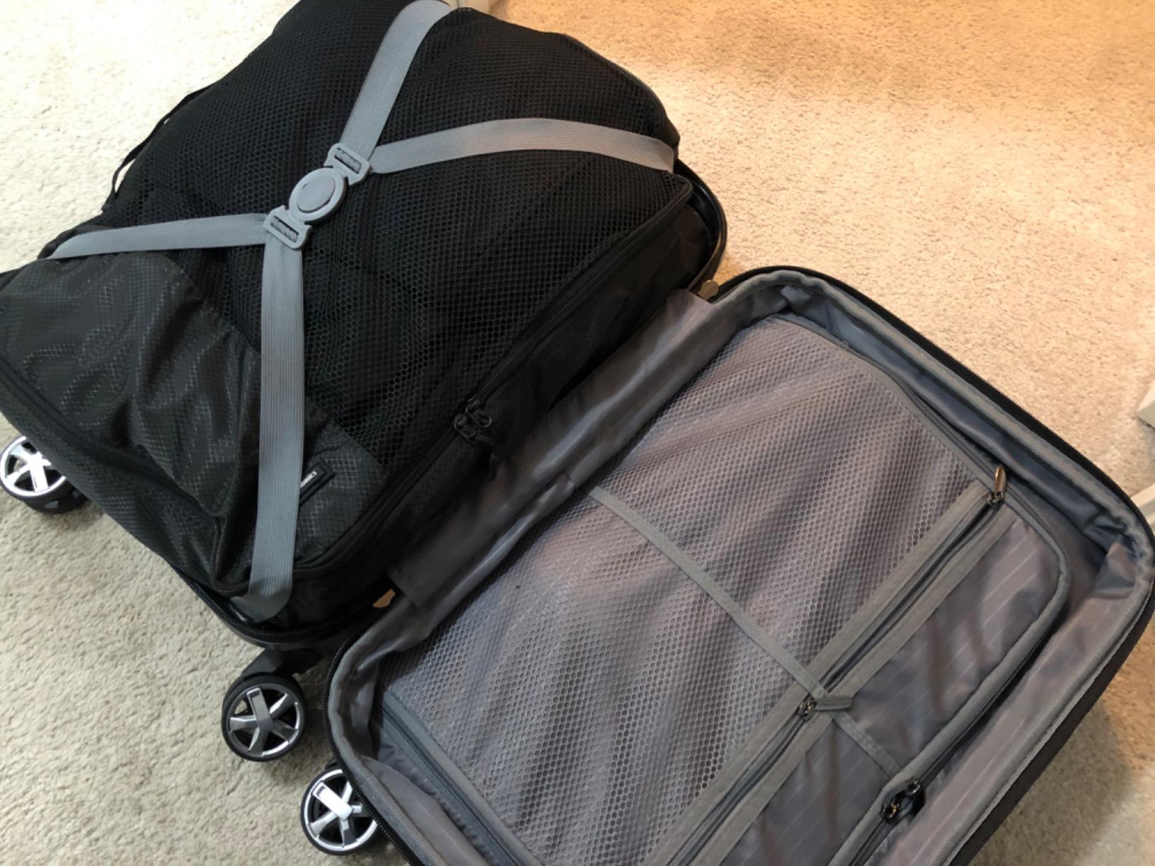 Samsonite 30-Inch Hardside Checked Spinner Luggage With TSA Lock, Lightweight Expandable Suitcase, Black customer photo 2