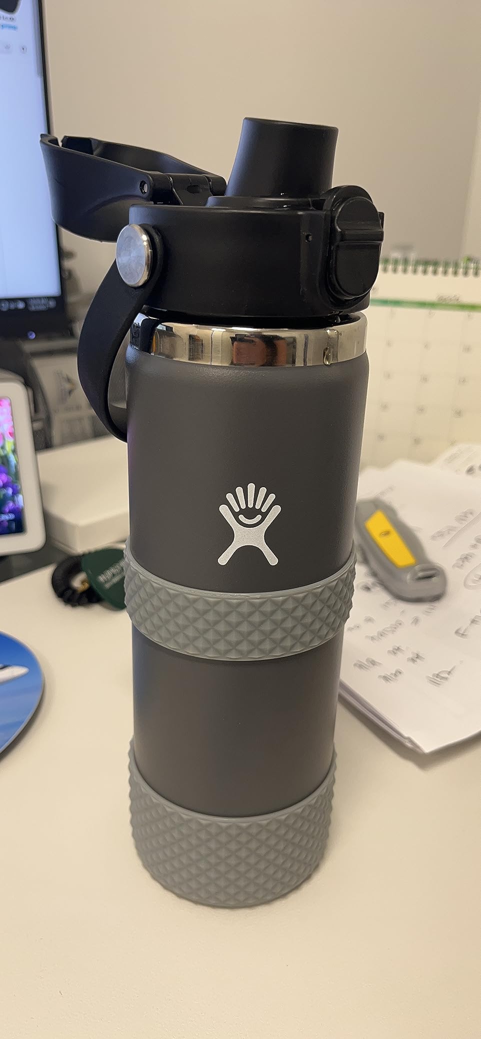 Hydro Flask 12 oz Wide Mouth Bottle with Flex Sip Lid White customer photo 2