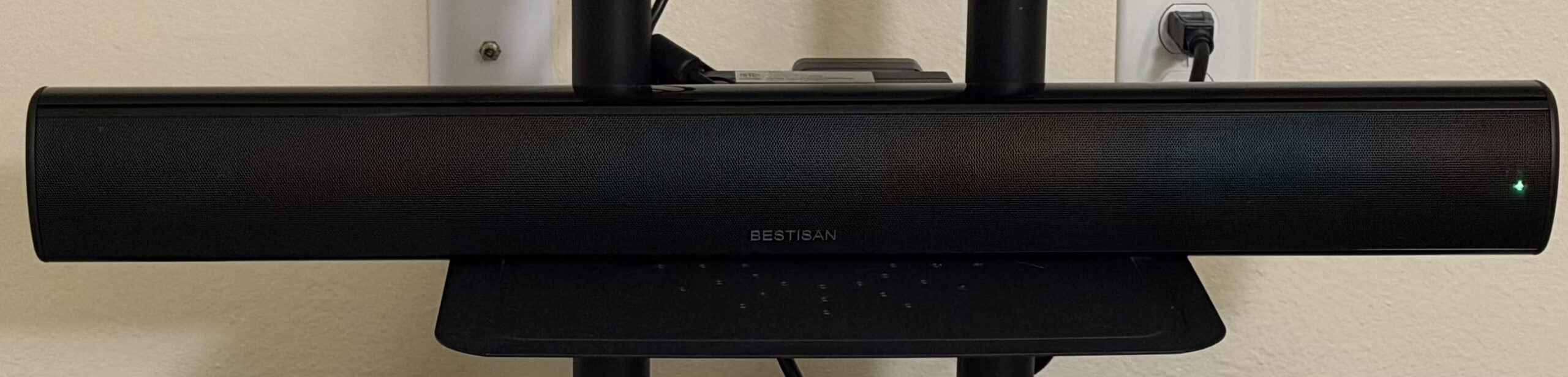 BESTISAN Soundbar, TV Sound Bar with Wired HDMI and Wireless Bluetooth 5.0 Home Theater System (28 Inch, Enhanced Bass Technology, 3-Inch Drivers, Bass Adjustable, Wall Mountable, DSP) customer photo 1
