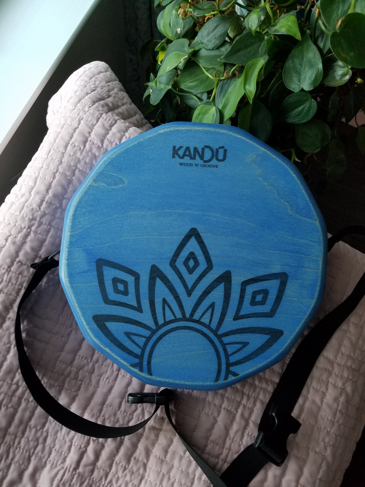 KTAK -The First Handcrafted, Hand Drum Percussion, Two-Sound Cajón Body Snare, Portable Cajon by Kandu (orange) customer photo 2