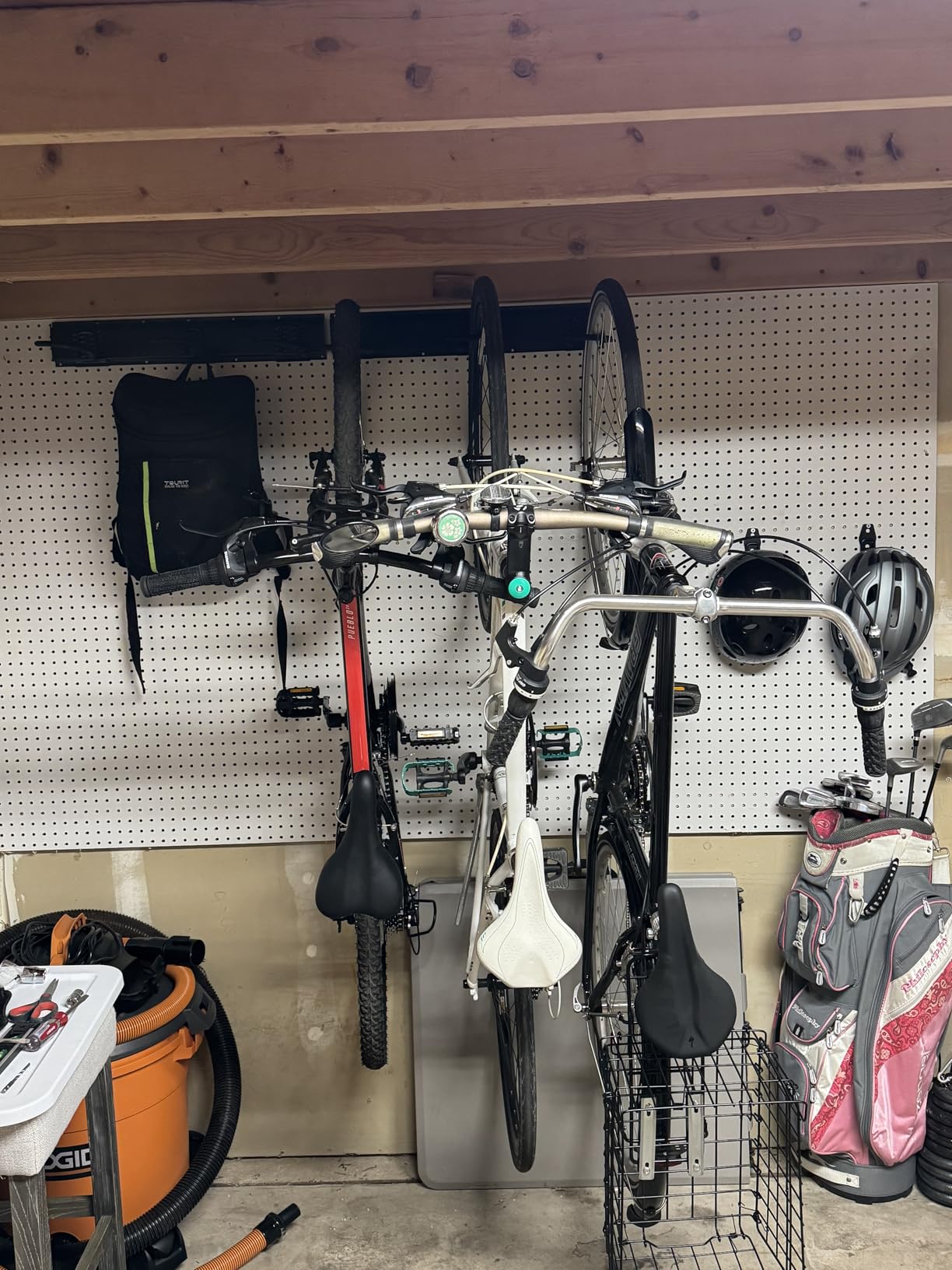 Ultrawall Stainless Steel Bike Storage Rack, 6 Bike Storage Hanger Wall Mount for Home & Garage Holds Up to 300lbs, Black customer photo 1