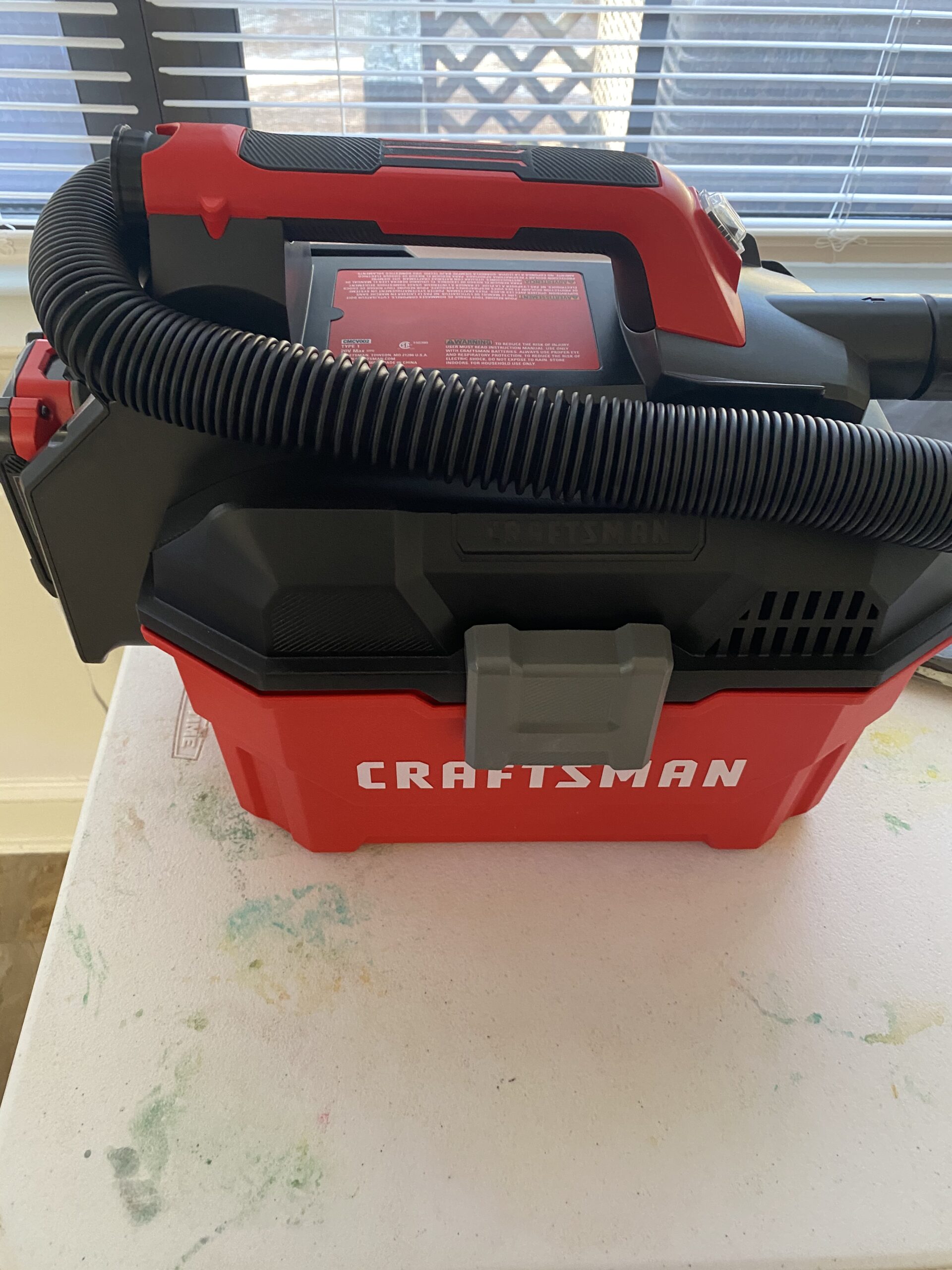 CRAFTSMAN V20 Cordless Vacuum Cleaner, Shop Vac Wet/Dry, 2 Gallon, 7ft Hose, Bare Tool Only (CMCV002B) customer photo 7