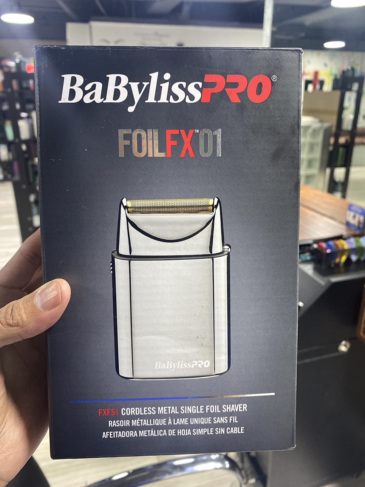 BaBylissPRO Barberology Foil Shaver FXFS1 SILVERFX Professional High-Torque Shaver customer photo 1