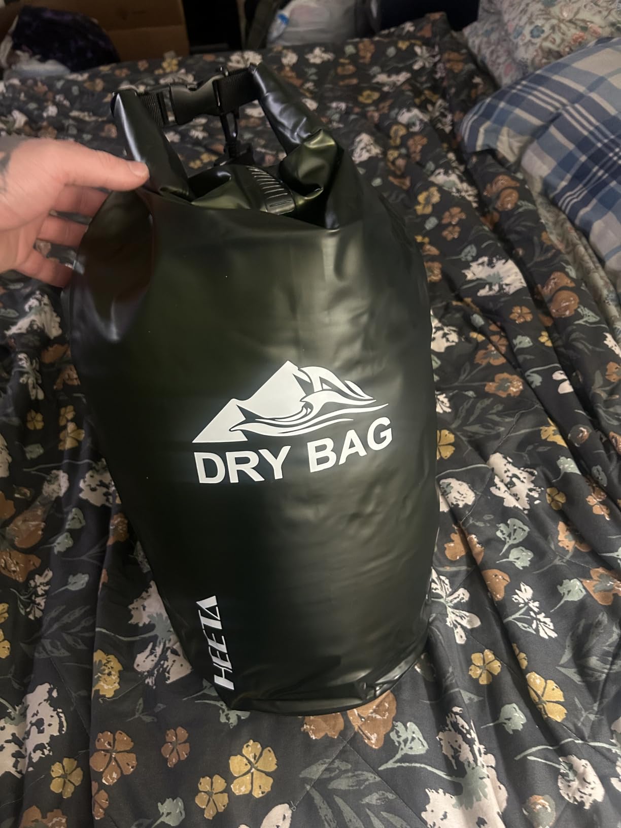 HEETA Dry Bag Waterproof for Women Men, 5L/10L/20L/30L/40L Roll Top Lightweight Dry Storage Bag Backpack with Phone Case for Travel Swimming Boating Kayaking Paddle Board Camping Beach Accessories customer photo 2
