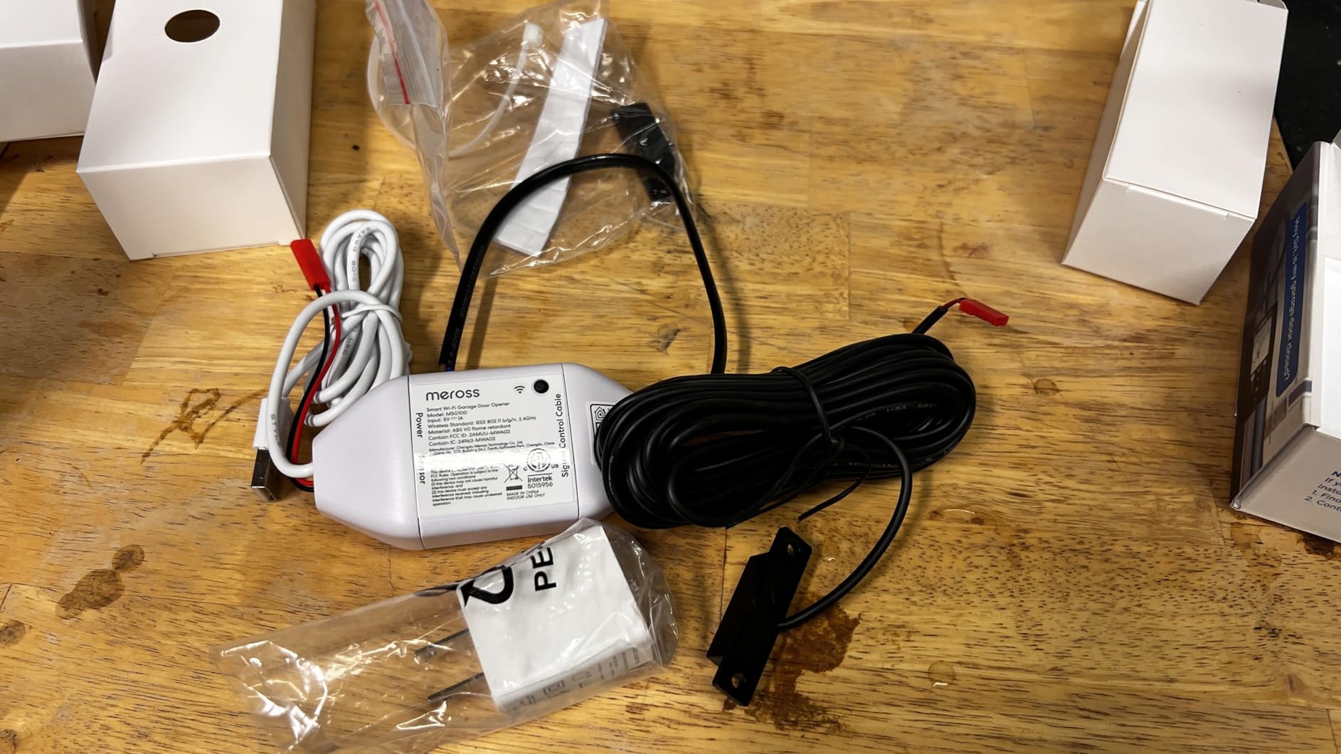 meross Smart Garage Door Opener Remote, APP Control, Compatible with Alexa and SmartThings, Multiple Notification Modes, No Hub Needed customer photo 2