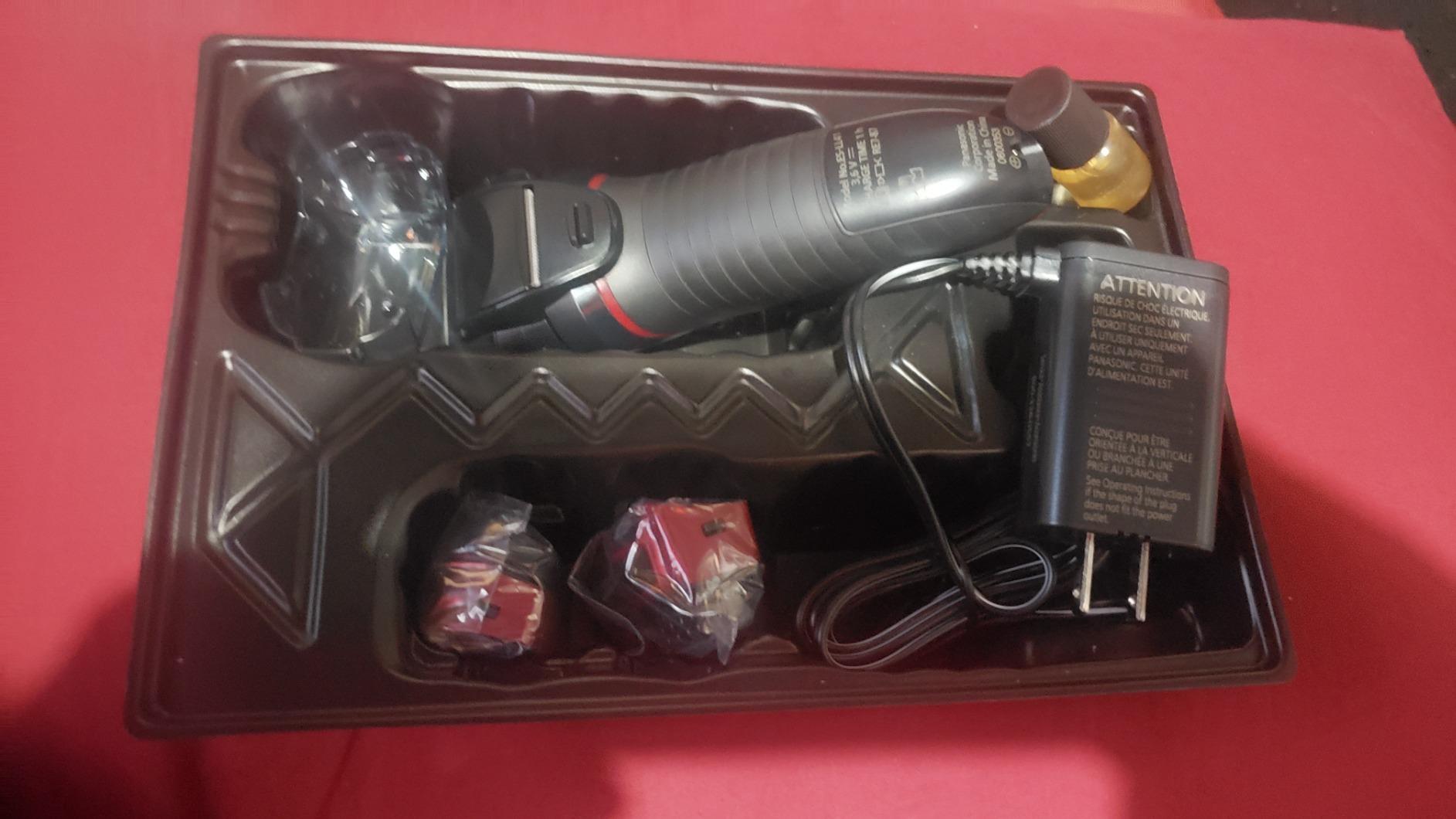 Panasonic Hybrid Wet Dry Shaver, Trimmer & Detailer with Two Adjustable Trim Attachments, Pop-up Precision Detail Trimmer & Shave Sensor Technology Cordless Razor for Men - ES-LL41-K (Black) customer photo 1