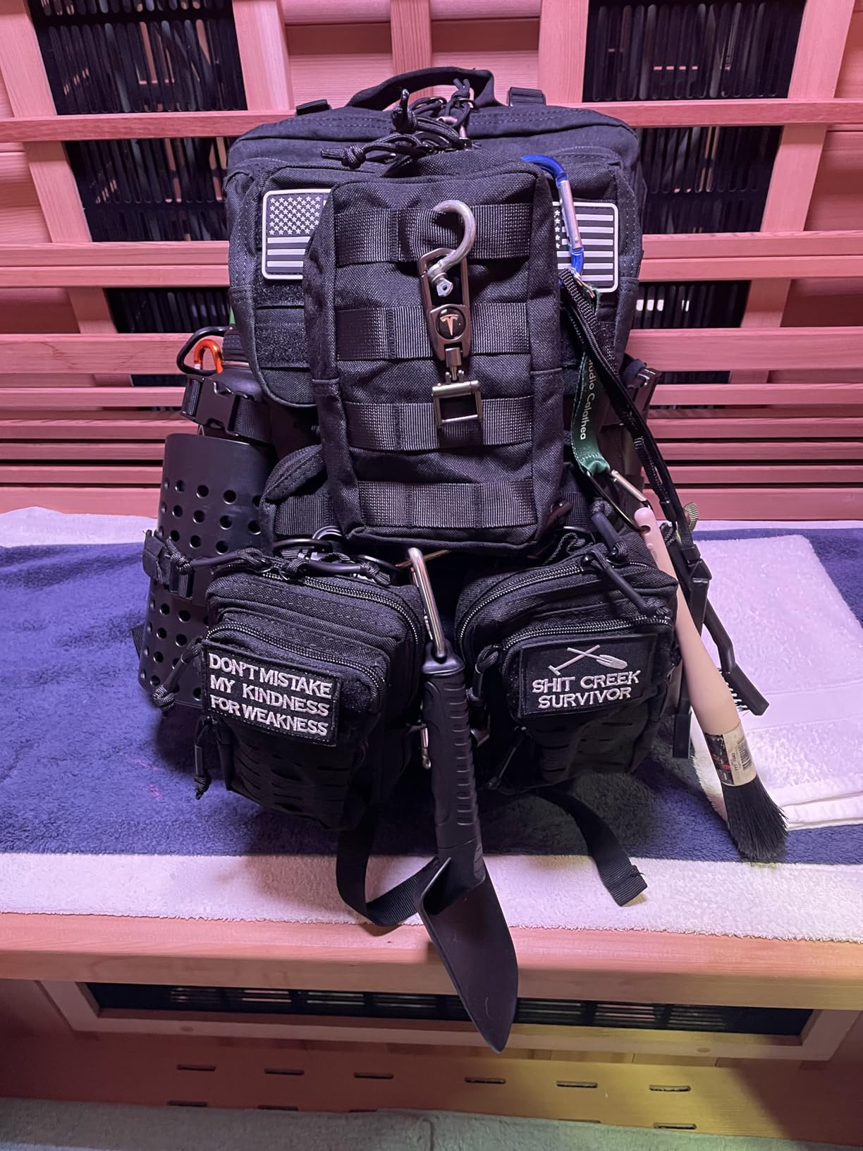 45L Tactical Backpack for Men Women, Military Assault Pack with MOLLE, Large 3 Day Bug Out Bag for Hiking Camping customer photo 2