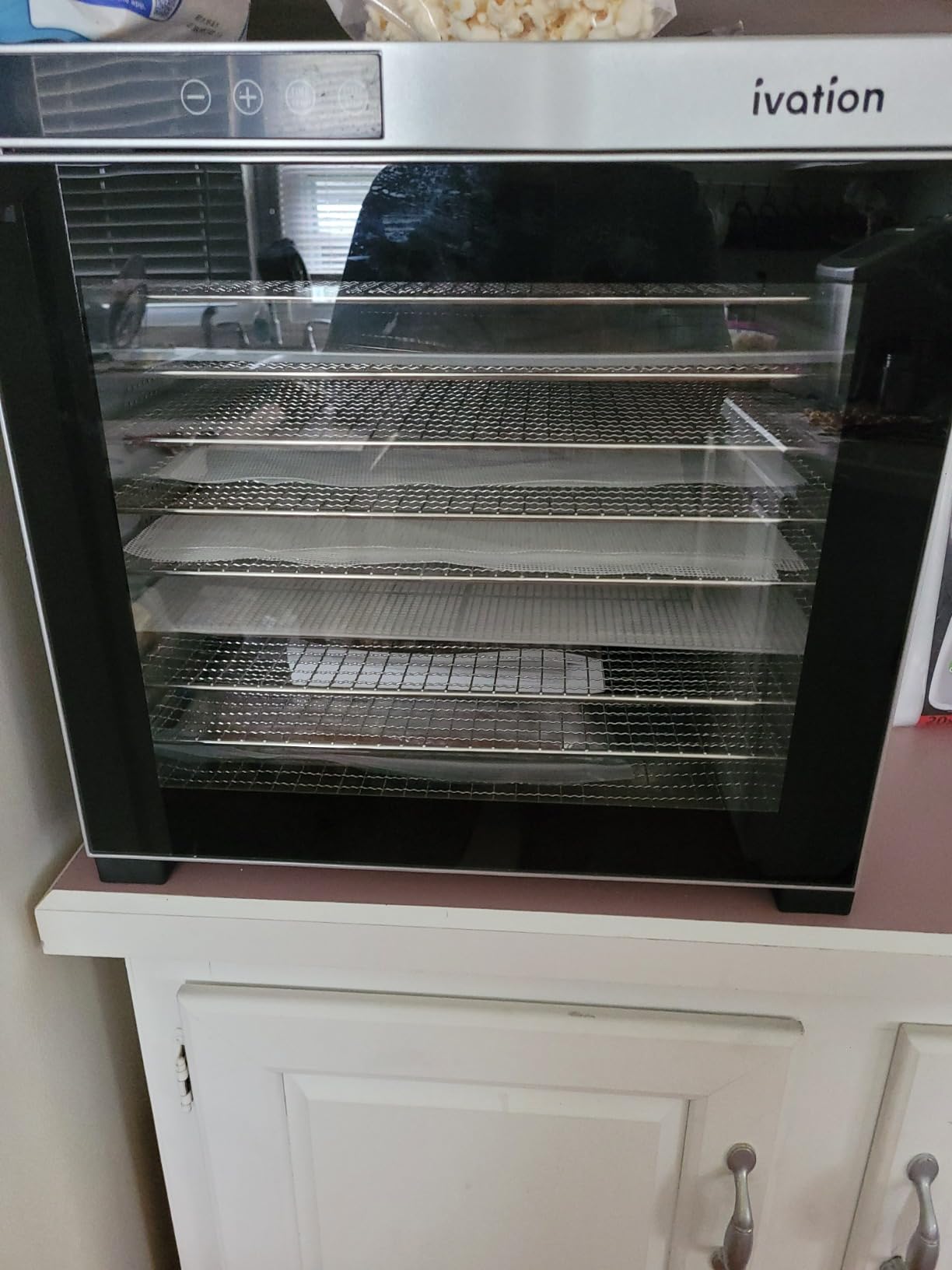 Ivation 10 Tray Commercial Food Dehydrator Machine | 1000w, Digital Adjustable Timer and Temperature Control | Dryer for Jerky, Herb, Meat, Beef, Fruit and To Dry Vegetables | Stainless Steel customer photo 1