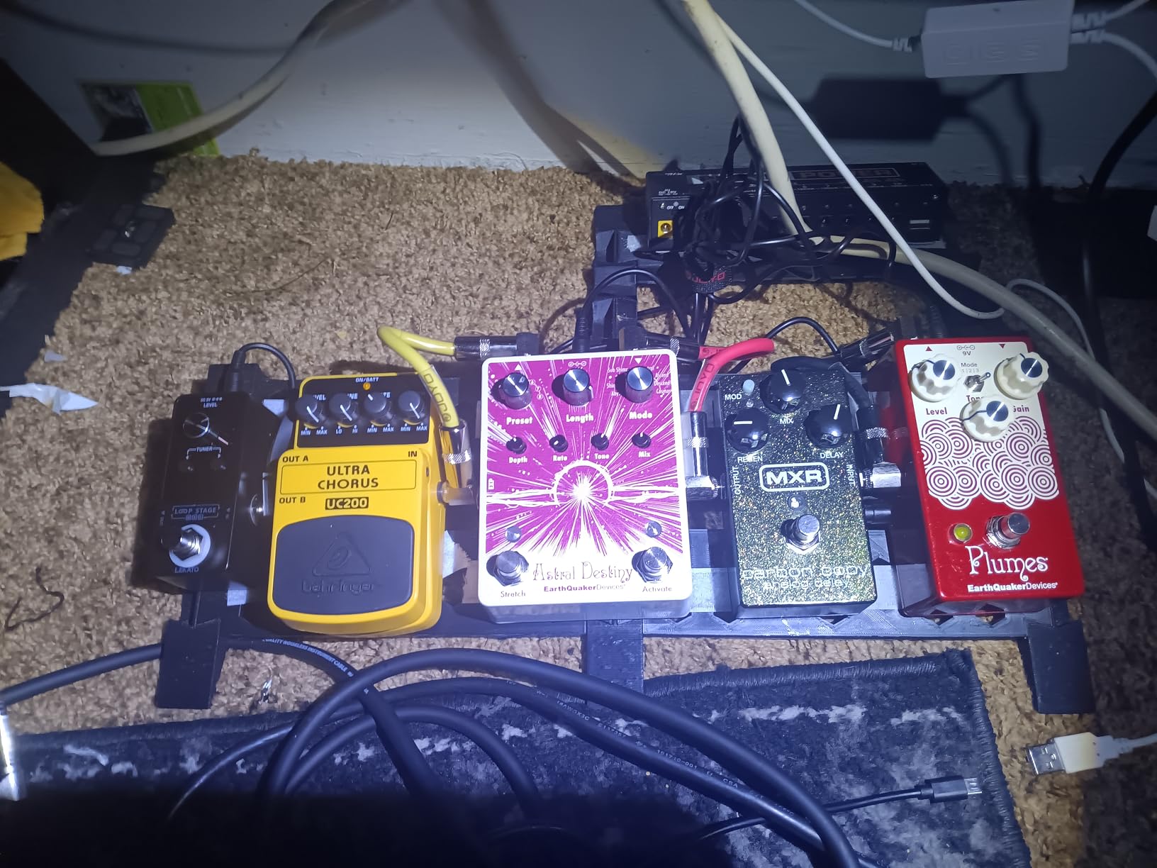 LEKATO Looper Guitar Pedal Guitar Loop Pedal Tuner Pedal 9 Loops 40 Minutes Record Time Unlimited Overdubs for Electric Guitar Bass customer photo 2