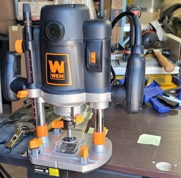 WEN RT6033 15-Amp Variable Speed Plunge Woodworking Router Kit with Carrying Case and Edge Guide customer photo 1