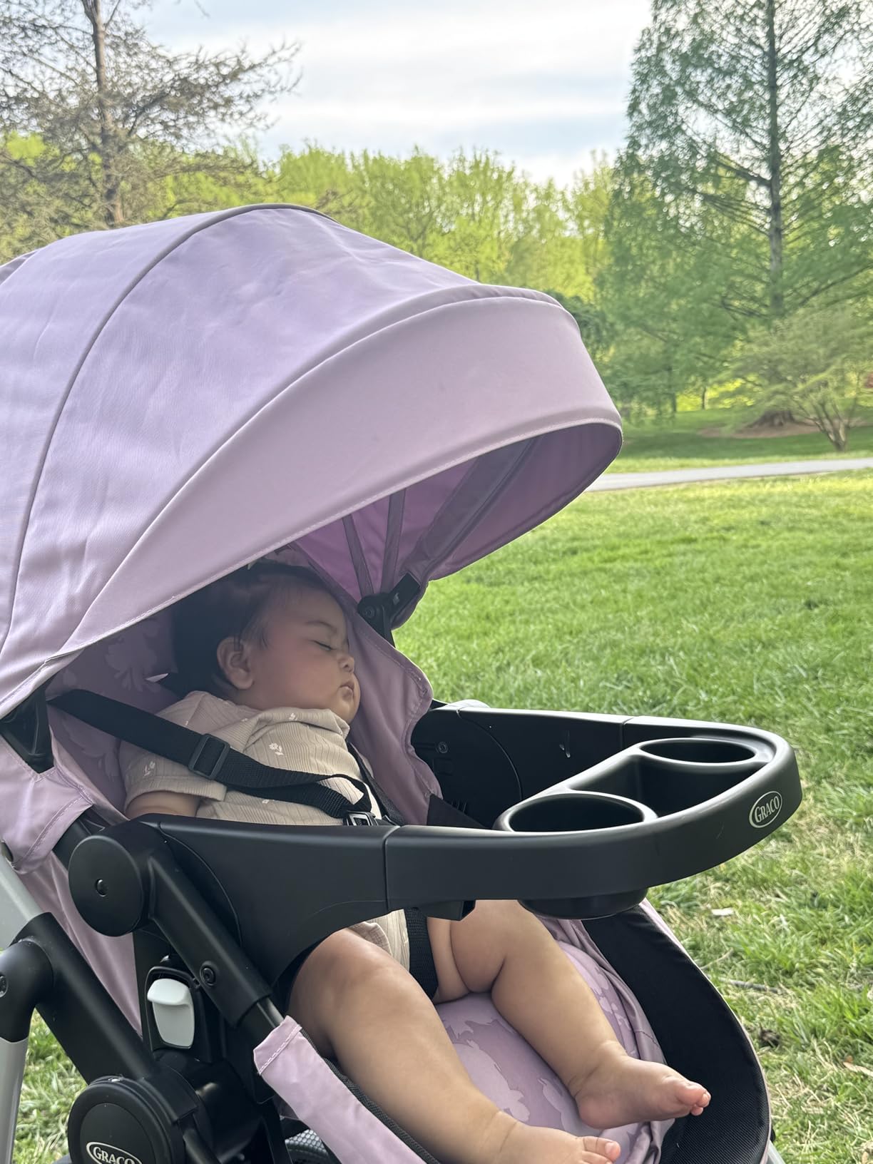 Graco Modes Pramette Travel System, Car Seat and Stroller Combo, Includes SnugRide LX Infant Car Seat and Baby Stroller, 3 Modes: Car Seat Carrier, Pramette, Toddler Stroller, Ellington customer photo 1