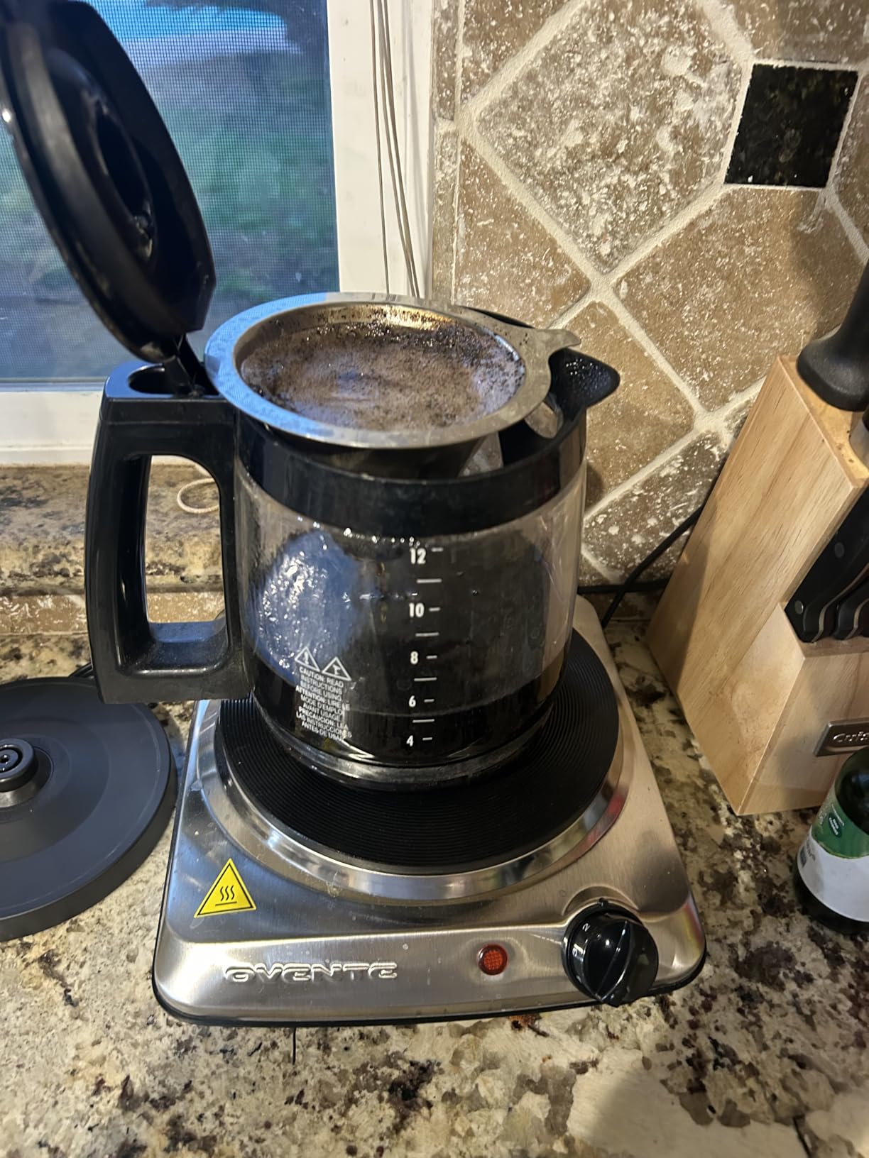 Cosori Pour Over Coffee Maker with Double Layer Stainless Steel Filter, 8-Cup, 34oz, Drip Coffee Maker, Coffee Dripper Brewer, High Heat Resistant Carafe, also for Camping, Hiking customer photo 2